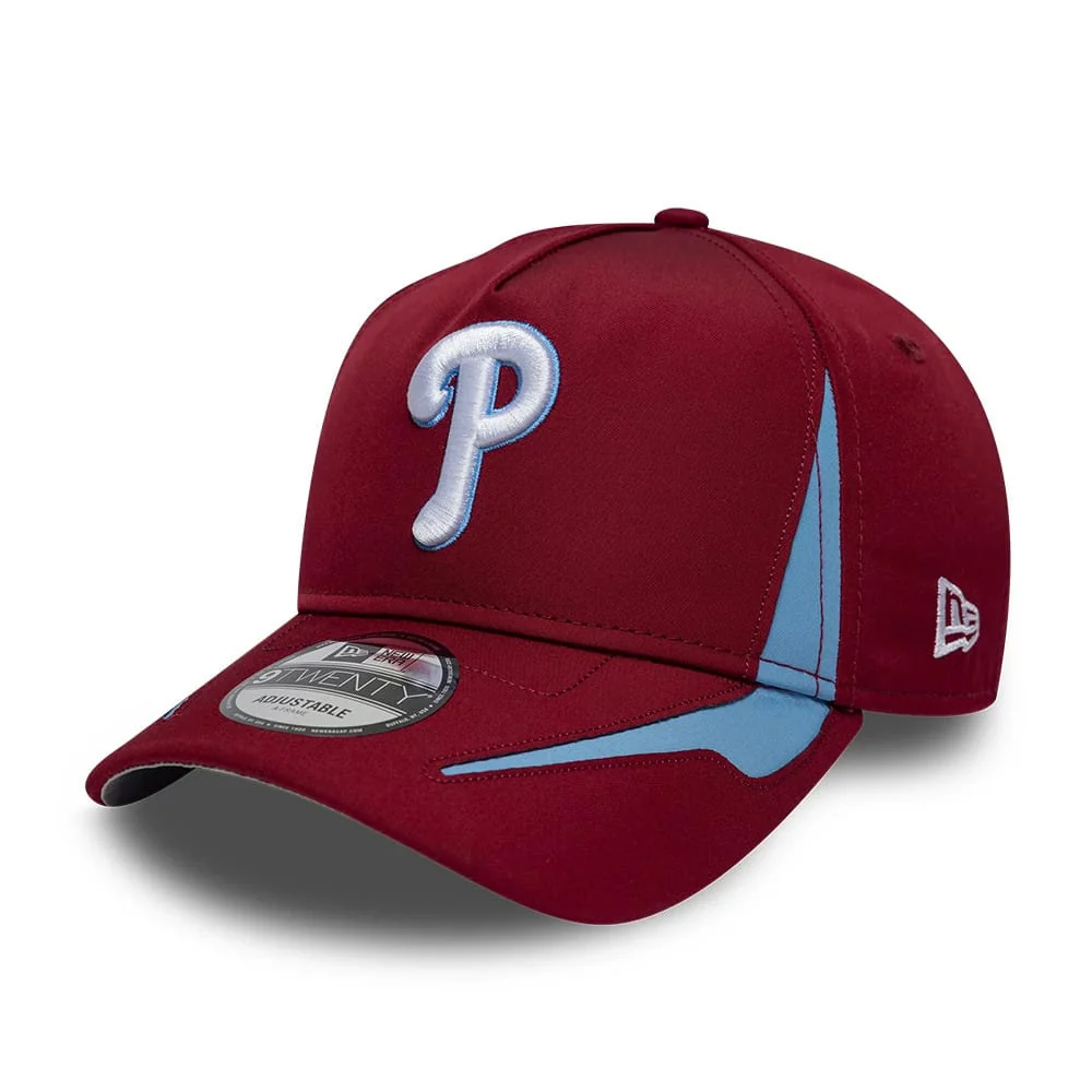 Philadelphia Phillies MLB Panel Dark Red 9TWENTY A-Frame Adjustable Cap