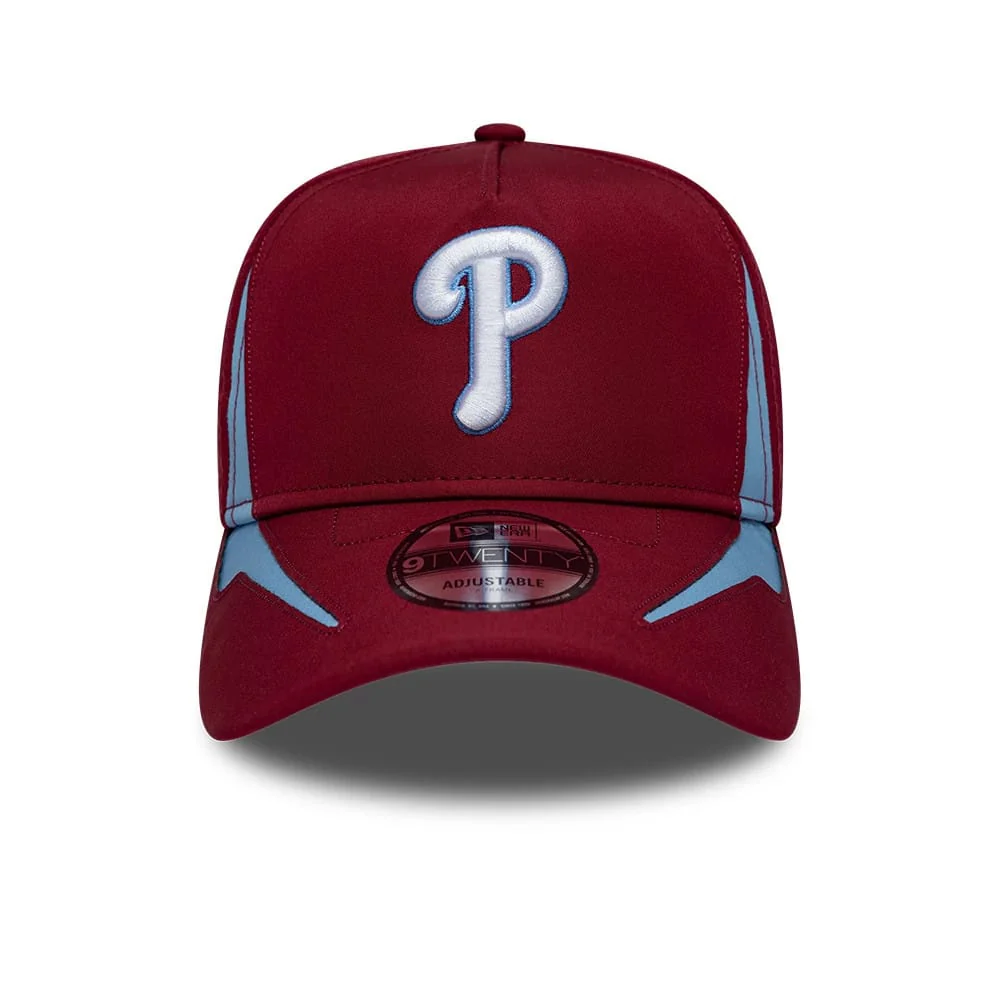 Philadelphia Phillies MLB Panel Dark Red 9TWENTY A-Frame Adjustable Cap - Image 3