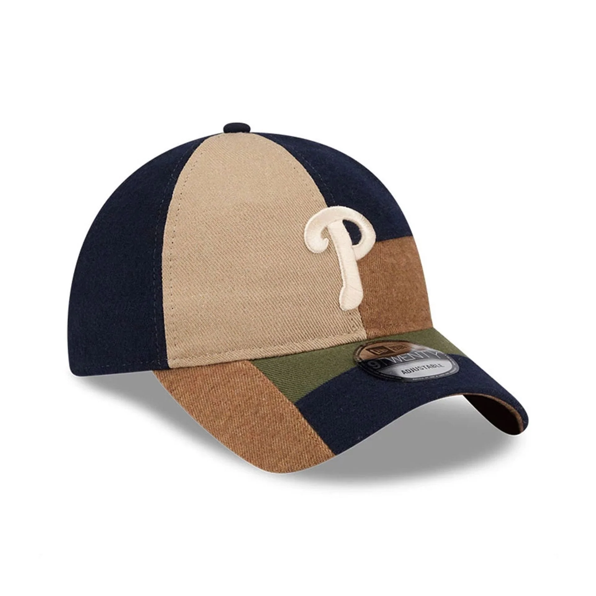 Philadelphia Phillies MLB Patchwork Open Brown 9TWENTY Adjustable Cap - Image 4
