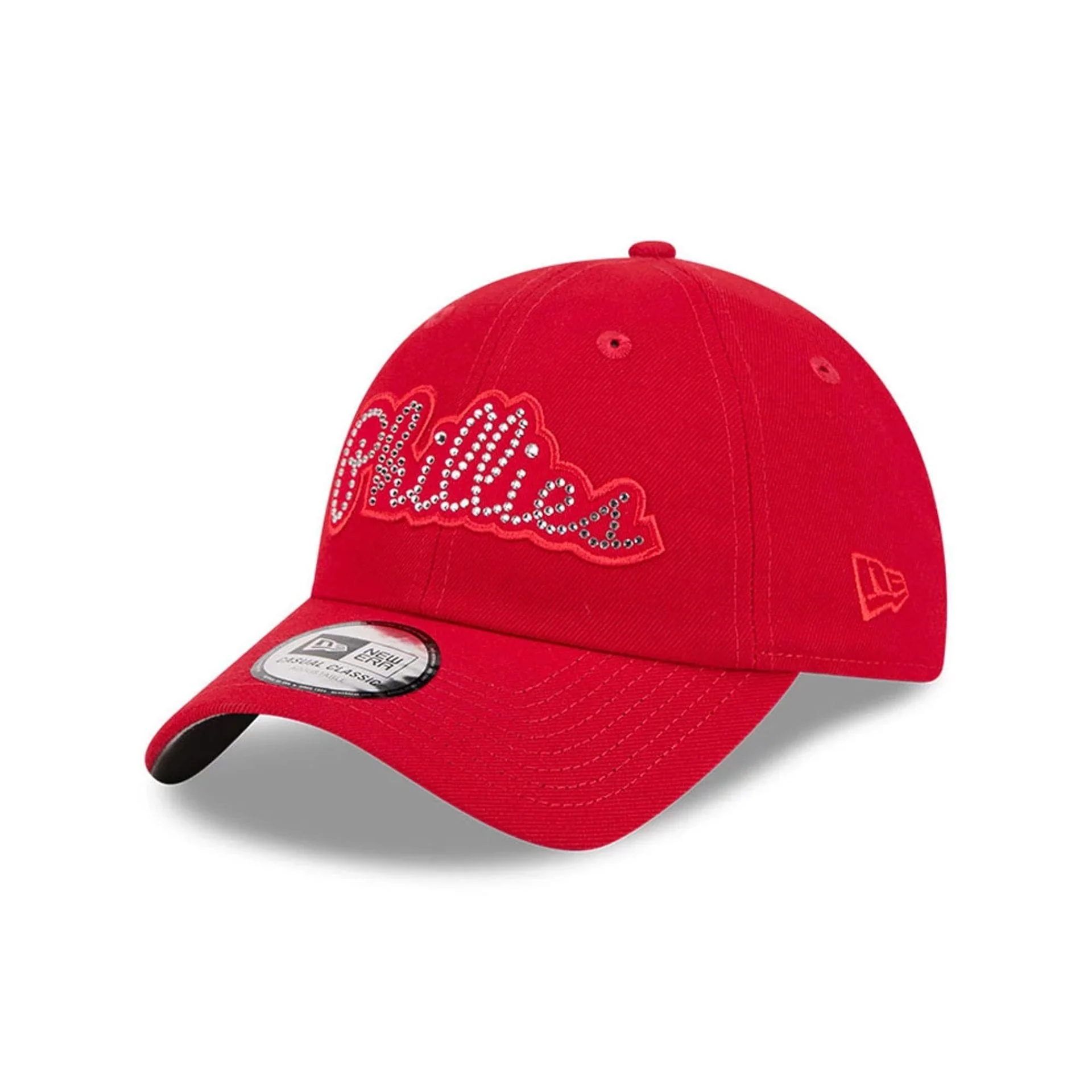 Philadelphia Phillies MLB Rhinestone Red Casual Classic Adjustable Cap