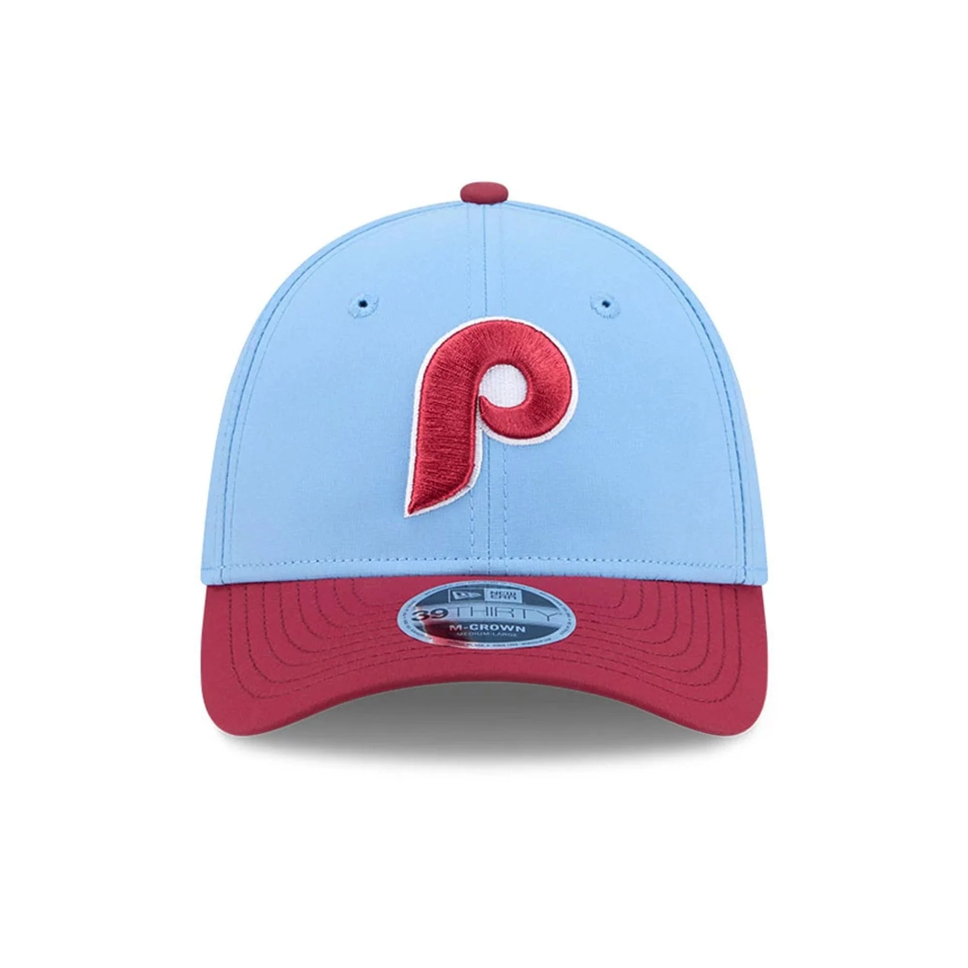 Phillies MLB All Star Game Pastel Blue 39THIRTY M-Crown Stretch Fit Cap - Image 3