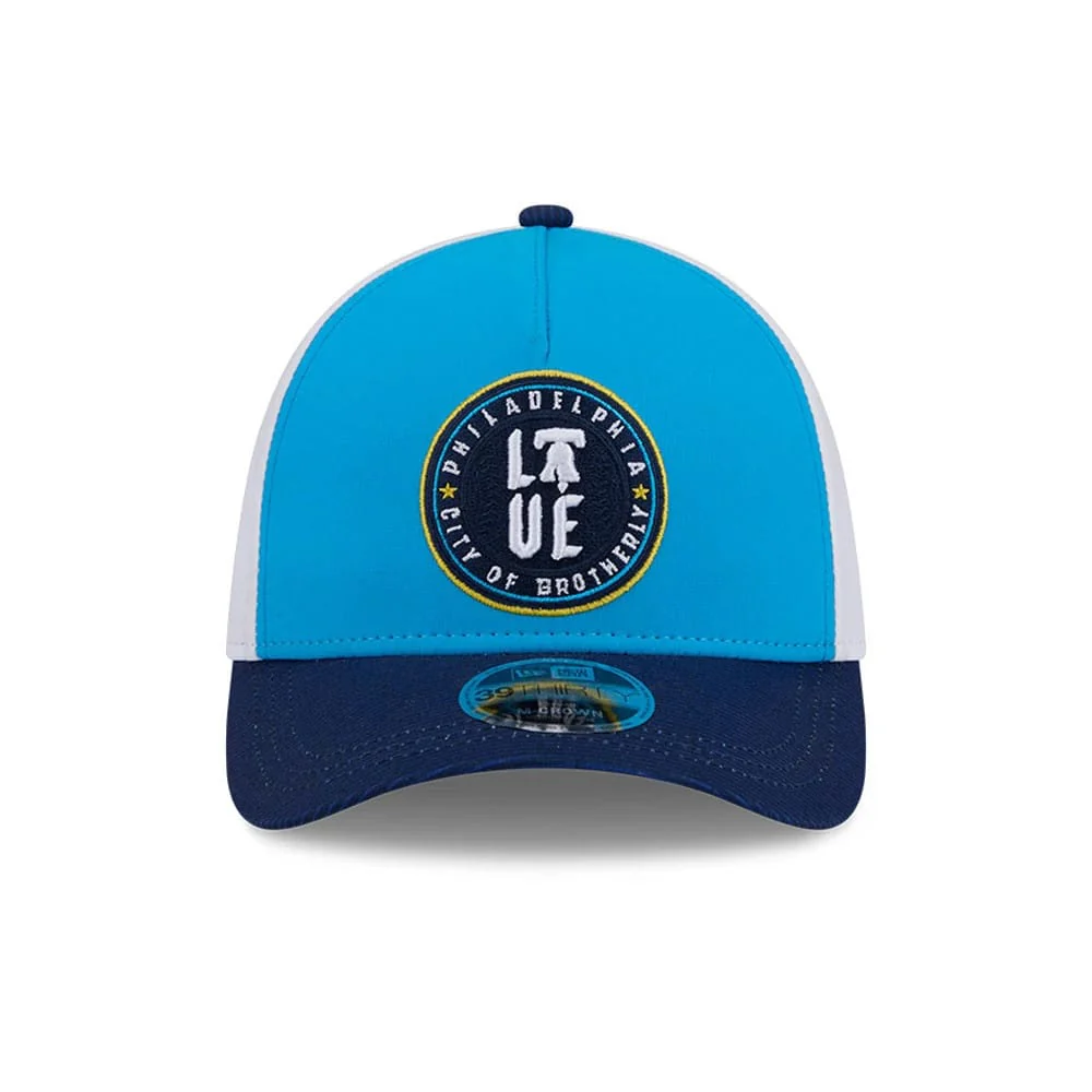 Phillies MLB City Connect Blue 39THIRTY M-Crown A-Frame Stretch Fit Cap - Image 3