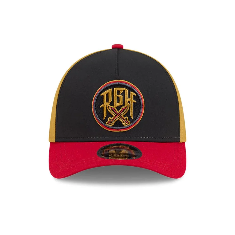 Pirates MLB City Connect Black 39THIRTY M-Crown A-Frame Stretch Fit Cap - Image 3