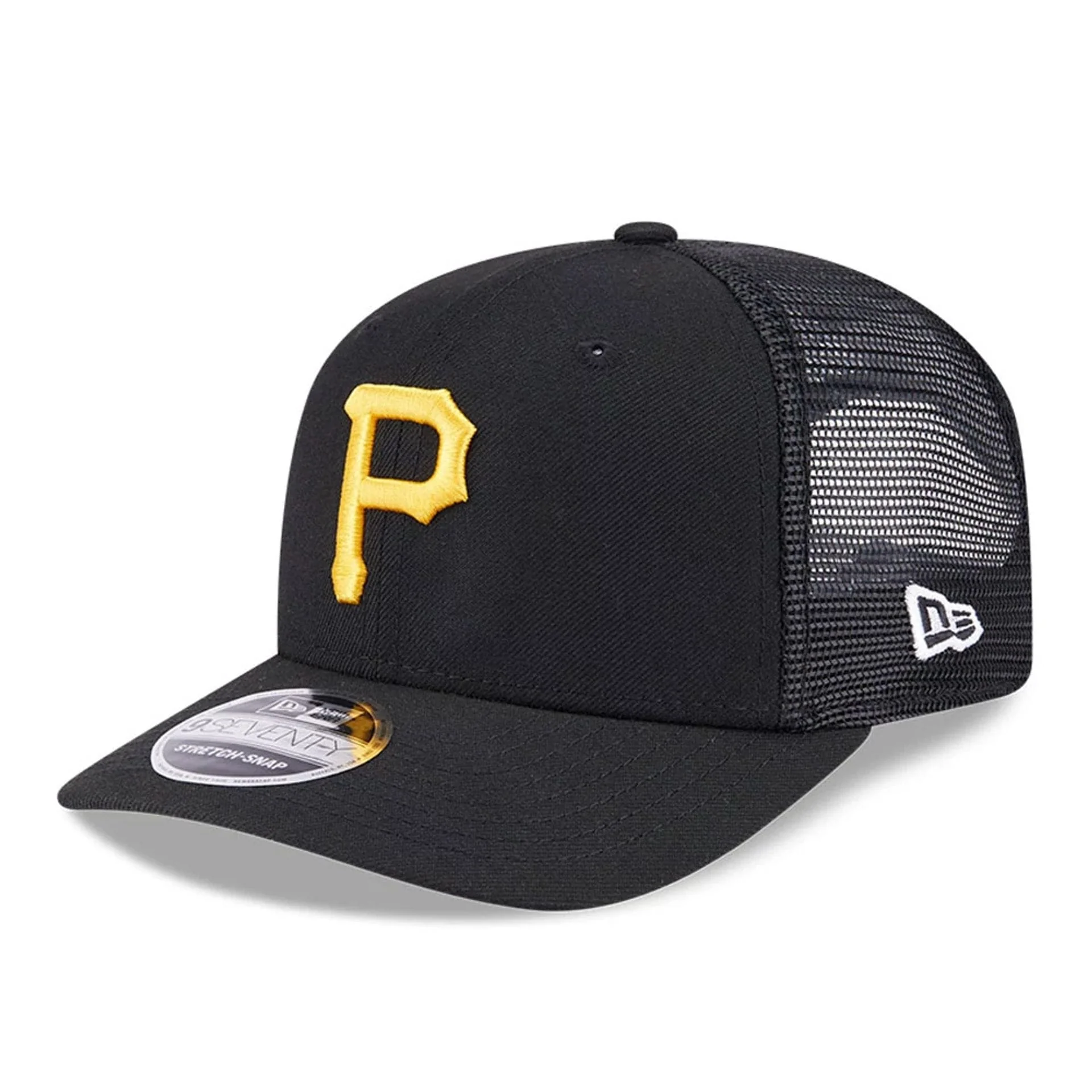 Pittsburgh Pirates MLB Evergreen Black 9SEVENTY Stretch Snap Cap