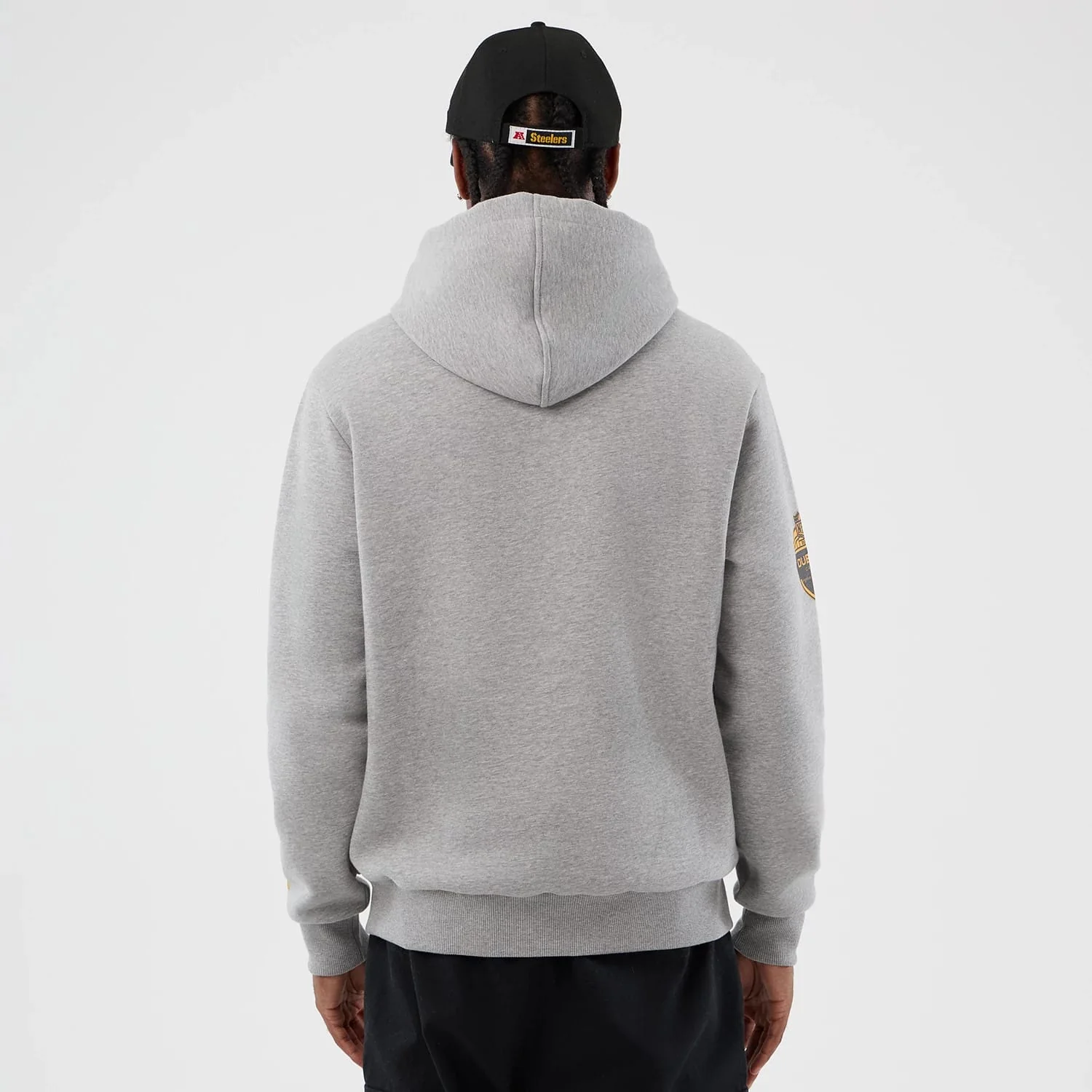 Pittsburgh Steelers NFL International Series Games Grey Pullover Hoodie - Image 2