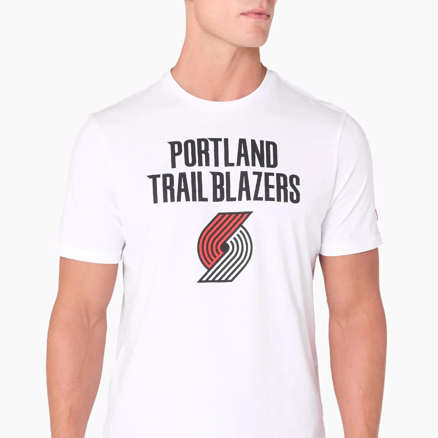 Portland Trail Blazers NBA White T-Shirt - Image 2