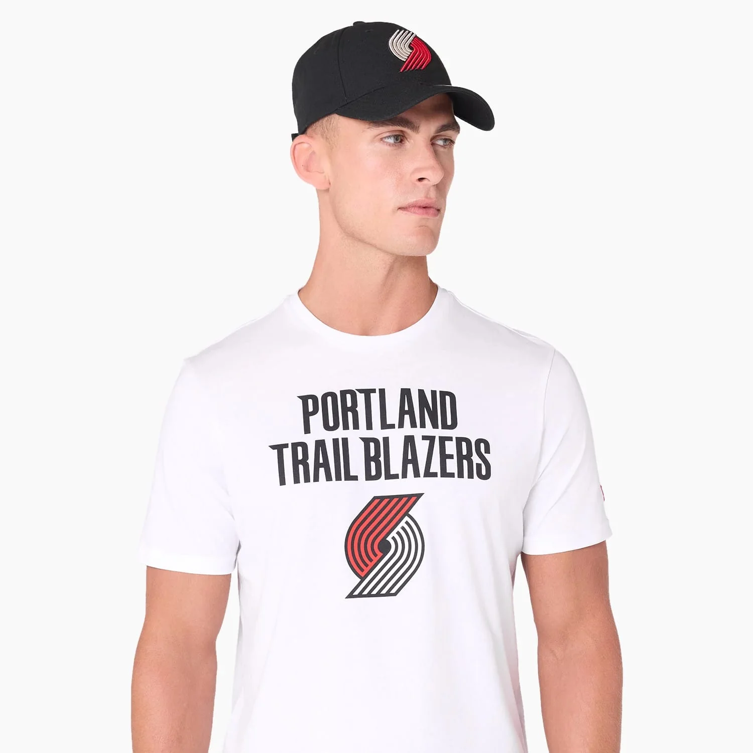 Portland Trail Blazers NBA White T-Shirt - Image 5