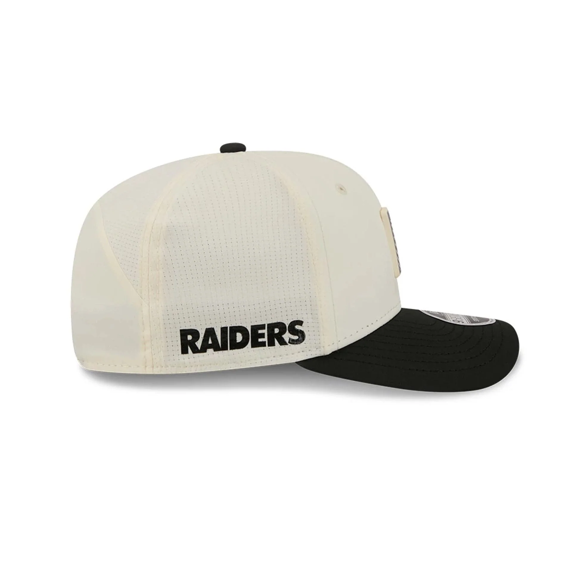 Raiders NFL Training 2026 White 9SEVENTY Stretch Snap Adjustable Cap - Image 4