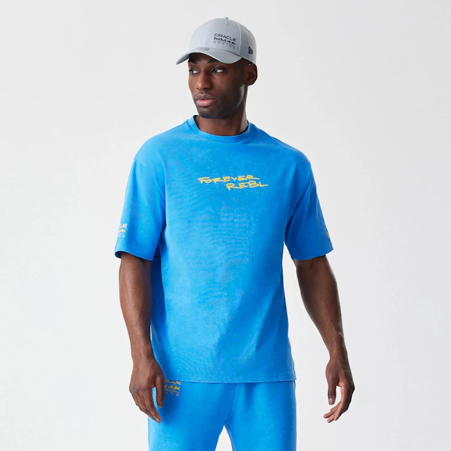 Red Bull Racing Back Graphic Blue Oversized T-Shirt - Image 6