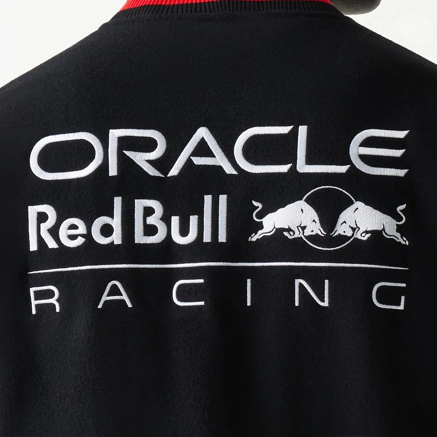 Red Bull Racing Black Varsity Jacket - Image 6