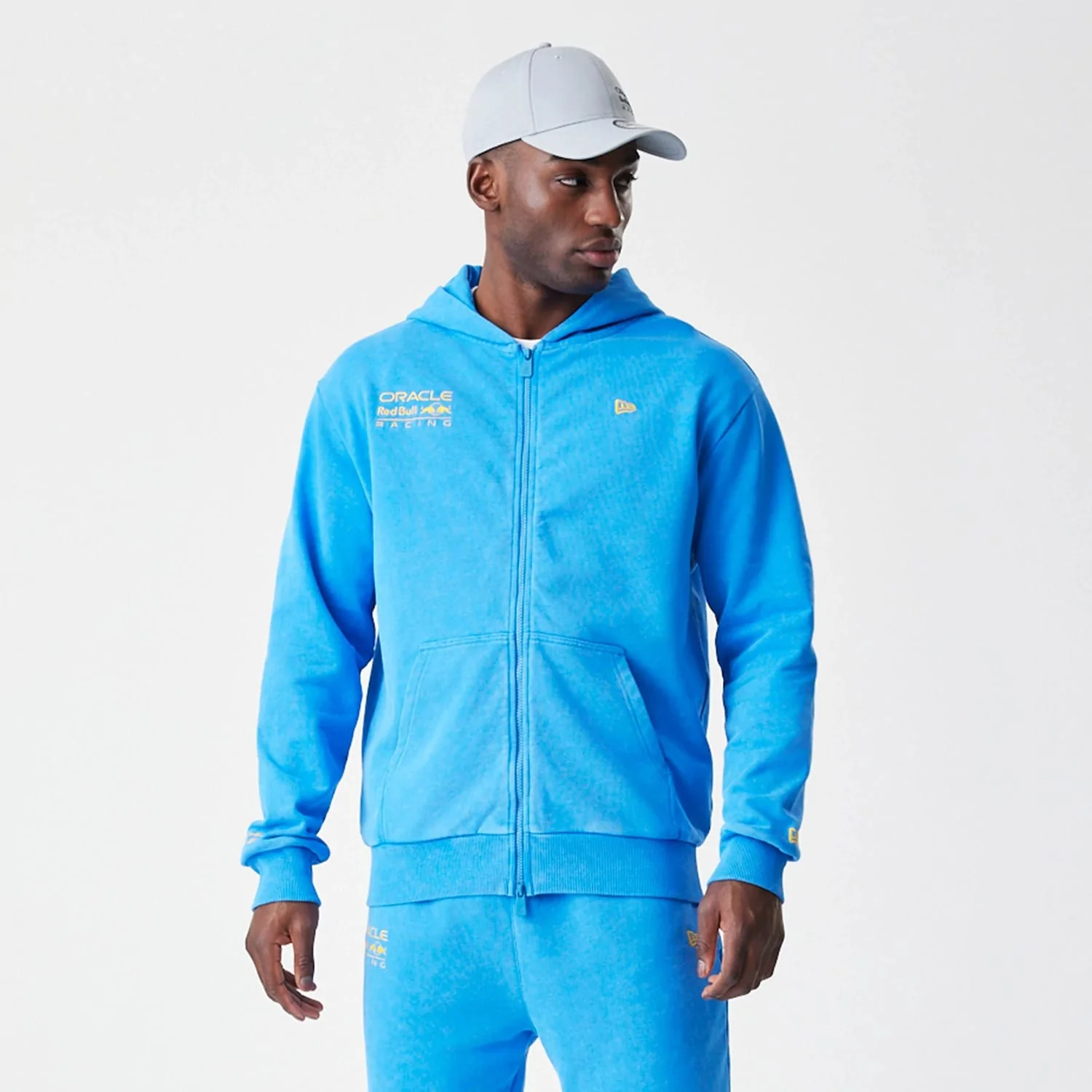 Red Bull Racing Blue Oversized Full Zip Hoodie