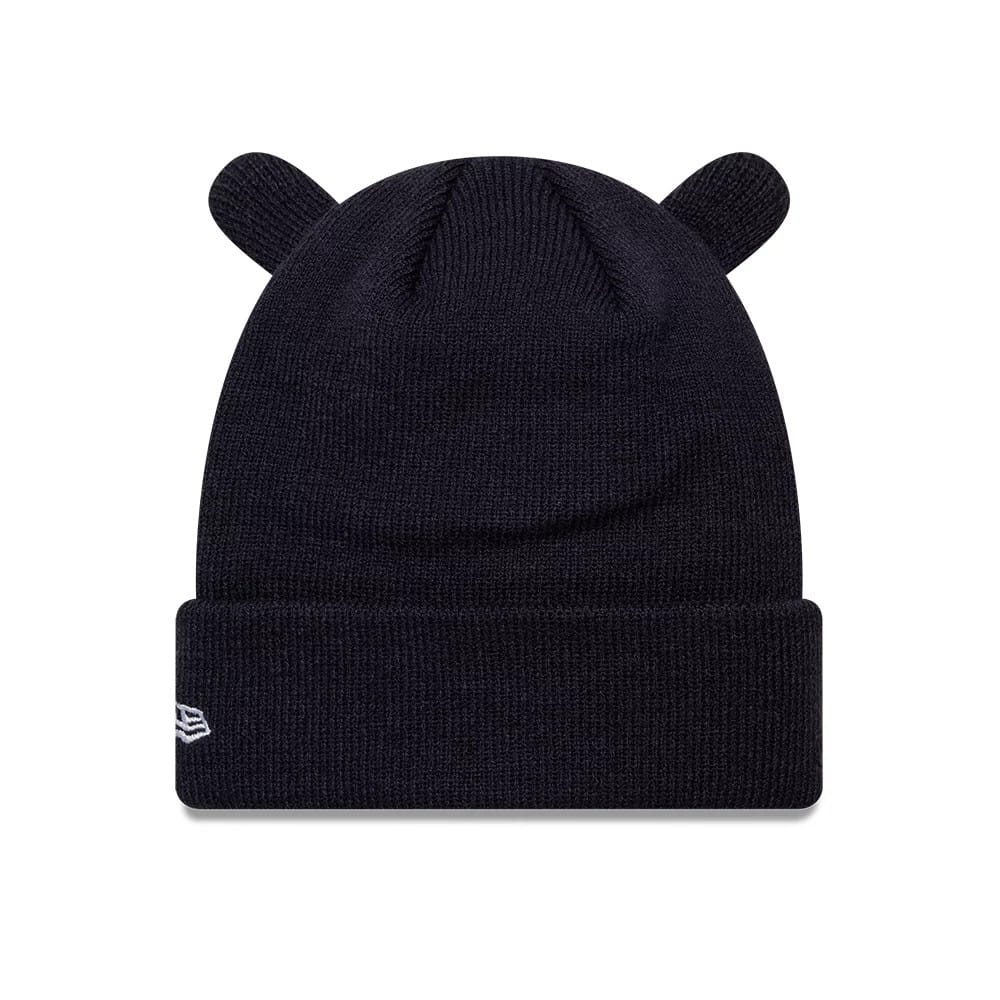 Red Bull Racing Child Ears Dark Blue Cuff Knit Beanie Hat - Image 2