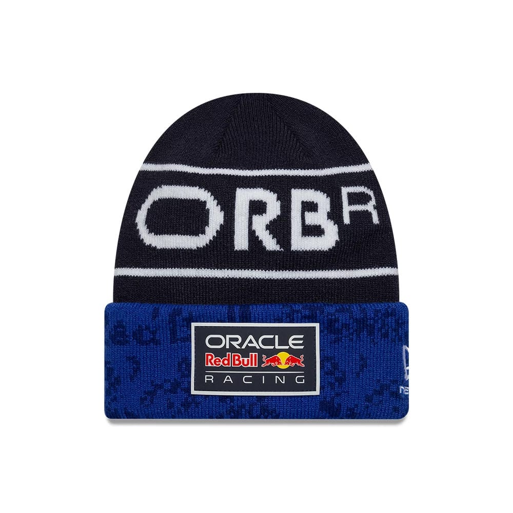 Red Bull Racing Youth Team Dark Blue Cuff Knit Beanie Hat