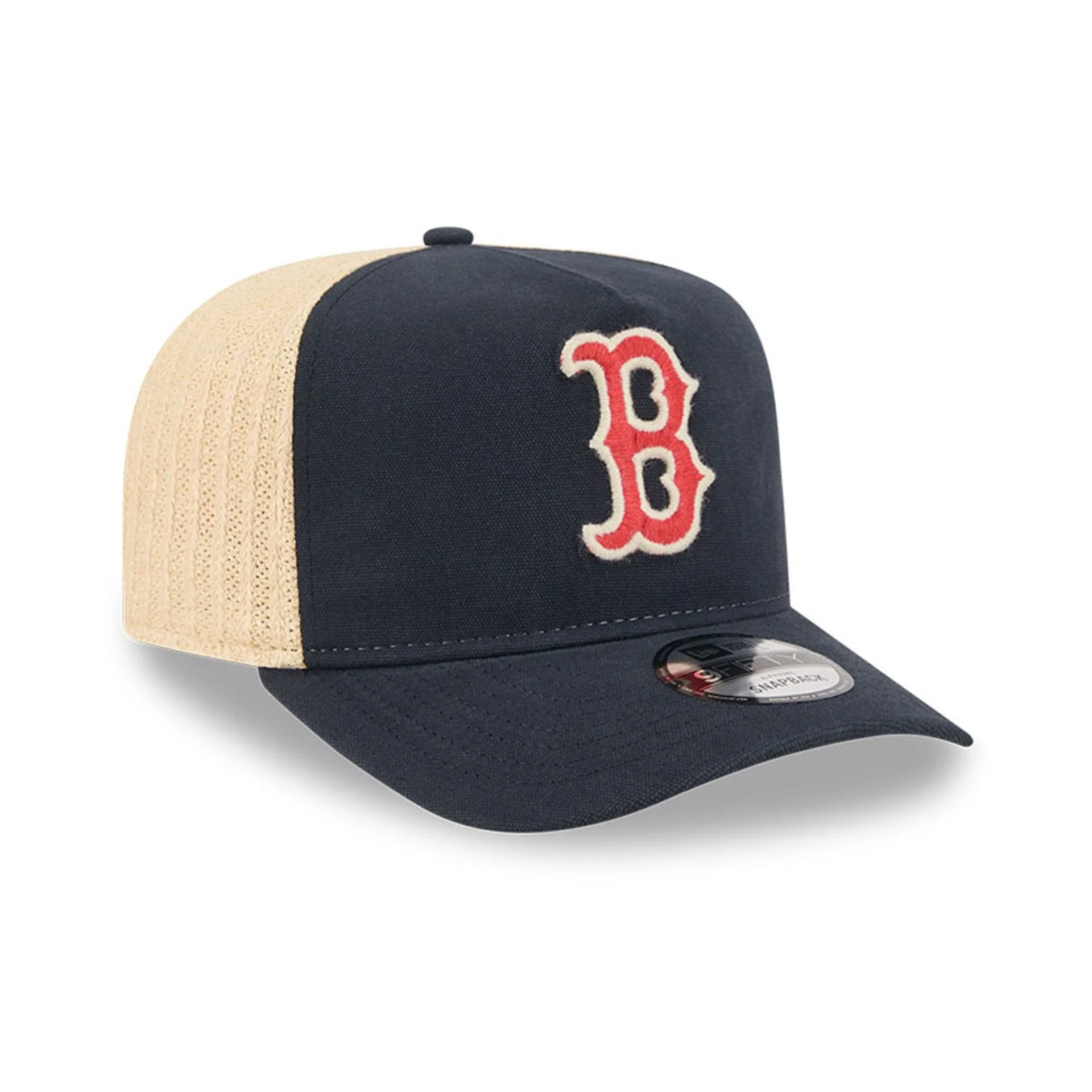 Red Sox MLB Grained Navy 9FIFTY A-Frame Snapback Adjustable Cap - Image 4