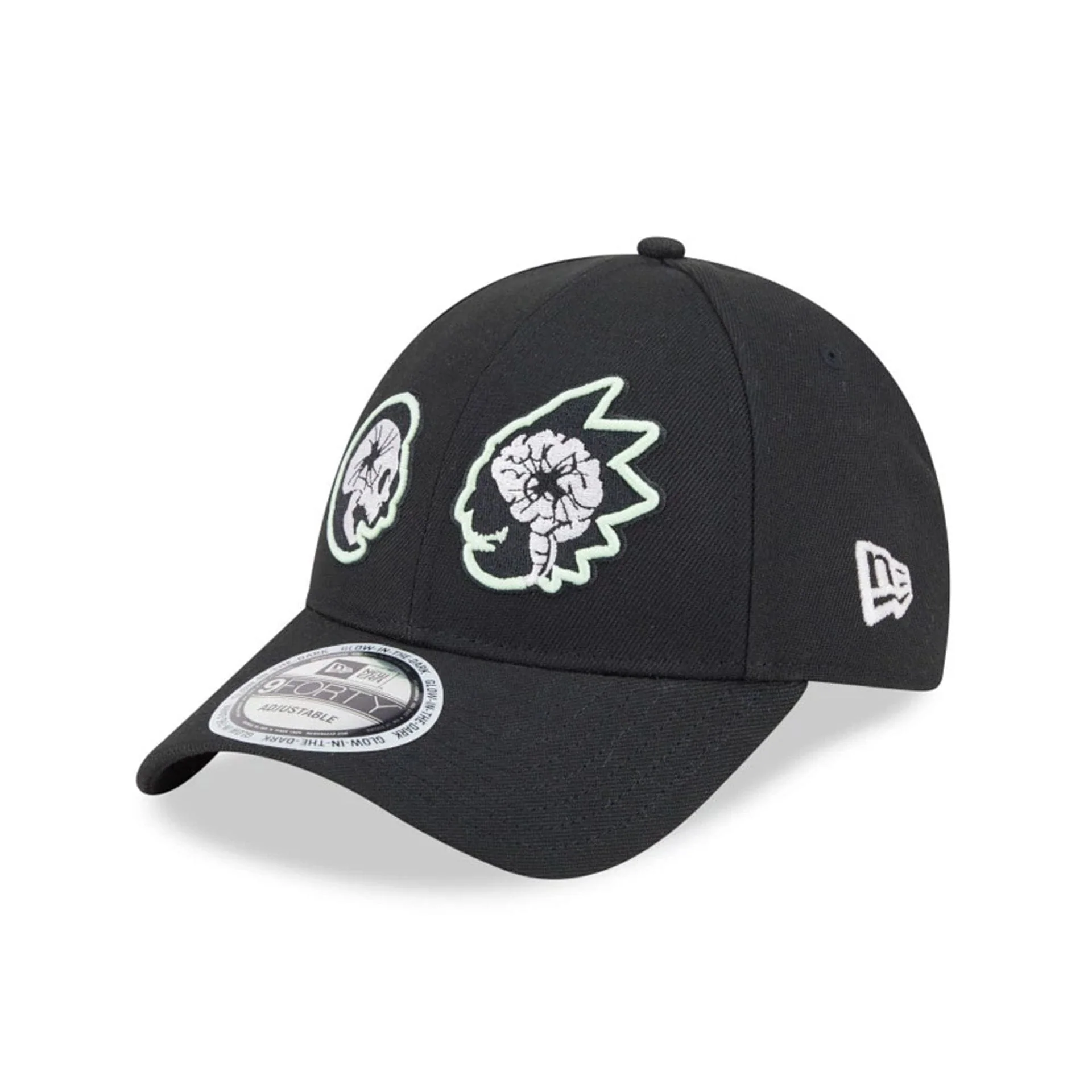 Rick And Morty Glow In The Dark Black 9FORTY Adjustable Cap