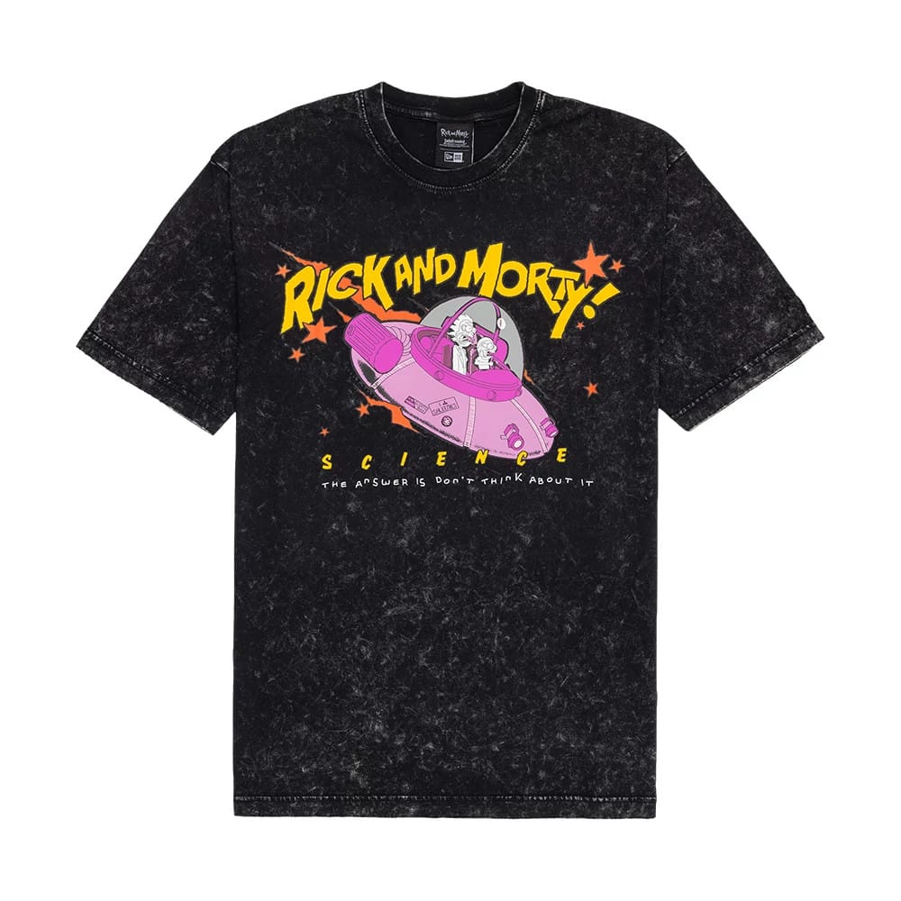 Rick And Morty Science Black T-Shirt