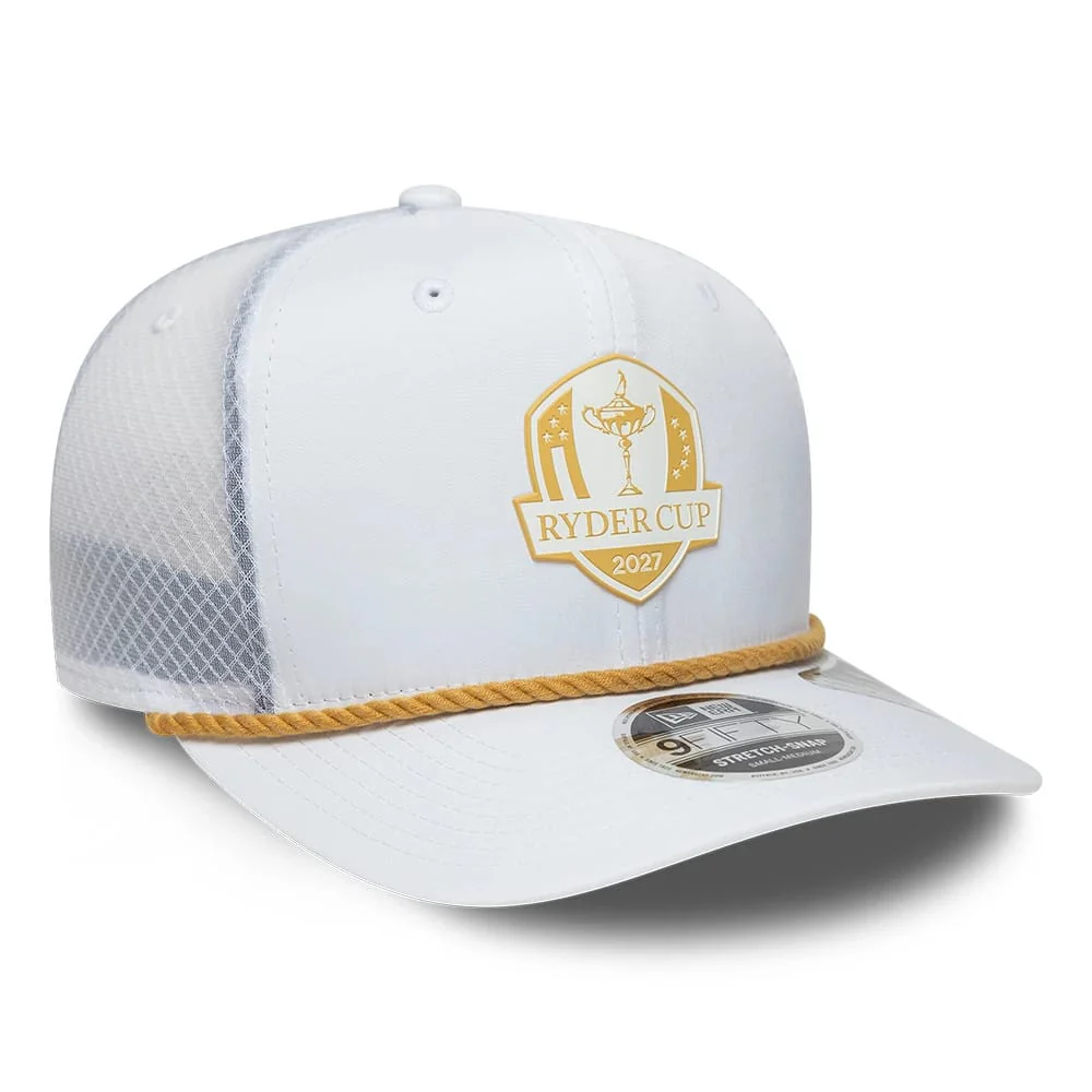 Ryder Cup Europe 2027 Dare To Dream White 9FIFTY Stretch Snap Adjustable Cap - Image 3