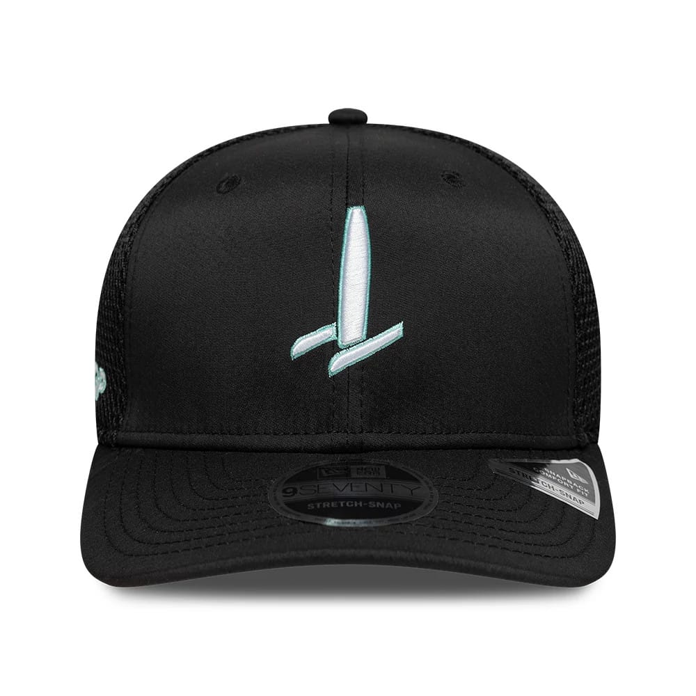 Sail GP Catamaran Black 9SEVENTY Stretch Snap Adjustable Cap - Image 2