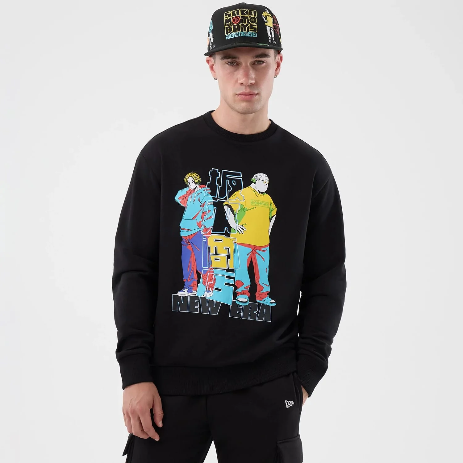 Sakamoto Days Netflix Black Crew Neck Sweater