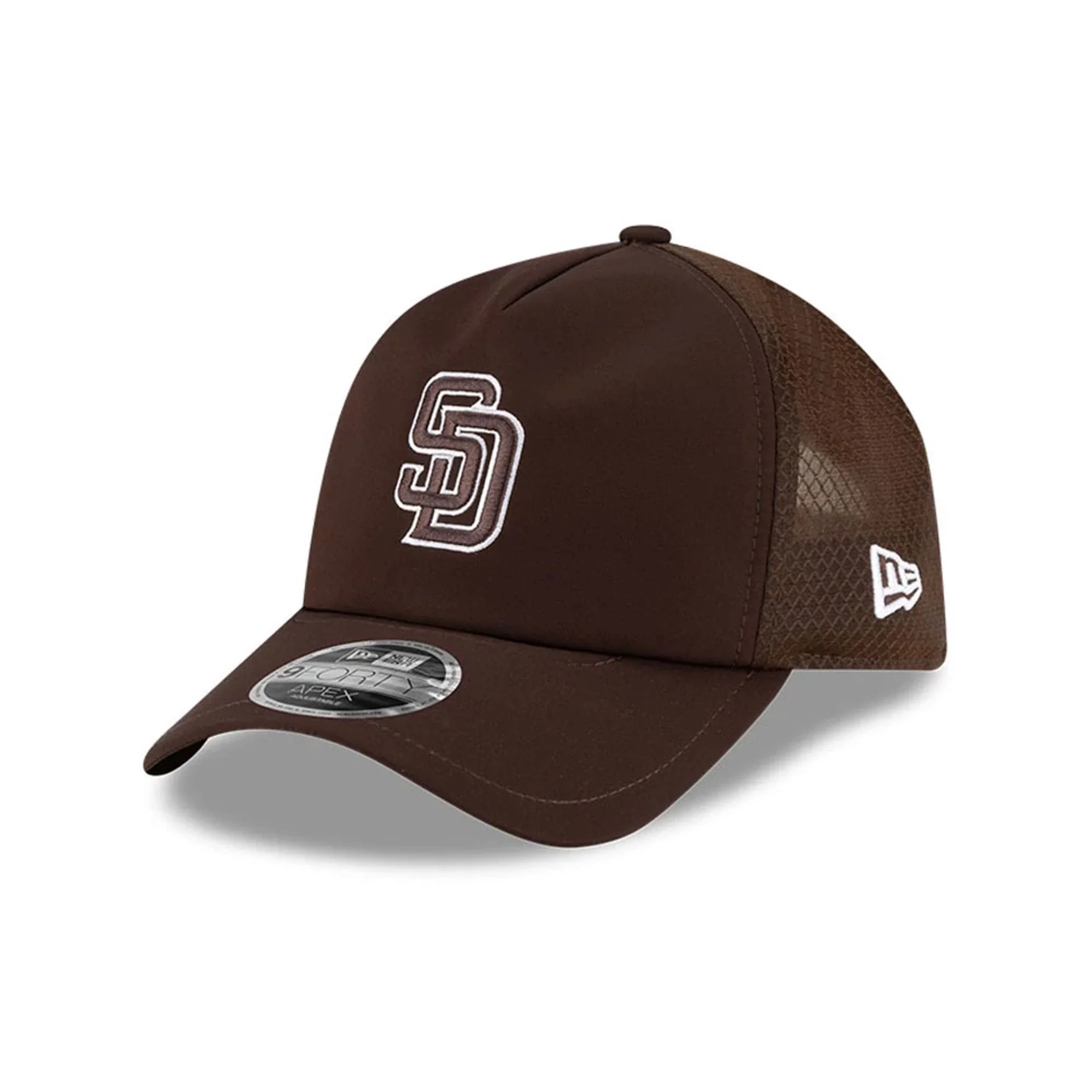 San Diego Padres MLB Batting Practice 2026 Dark Brown 9FORTY Apex Adjustable Cap