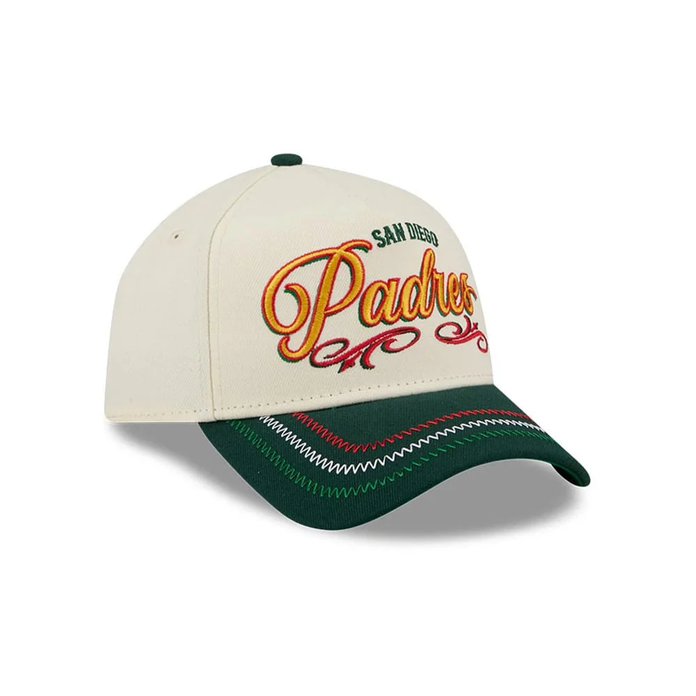San Diego Padres MLB Cinco De Mayo Cream 9FORTY A-Frame Adjustable Cap - Image 3