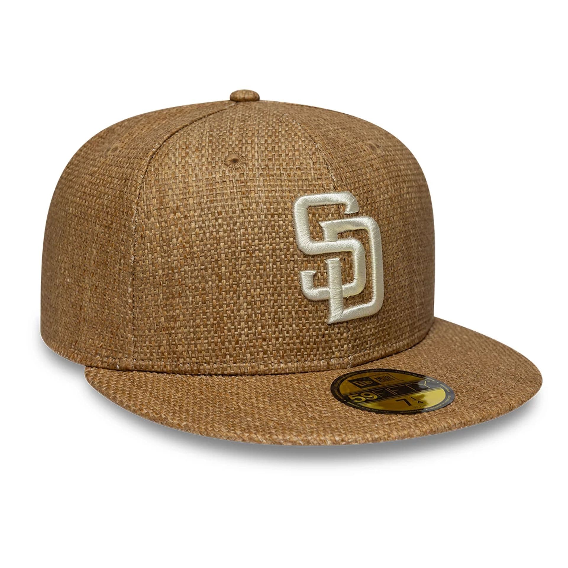 San Diego Padres MLB Straw Dark Beige 59FIFTY Fitted Cap - Image 3