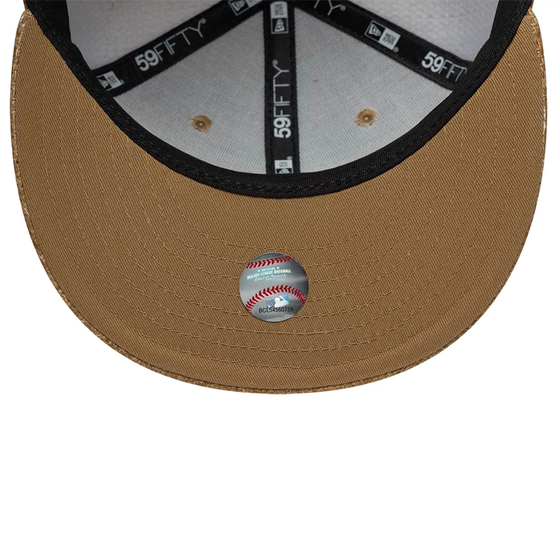 San Diego Padres MLB Straw Dark Beige 59FIFTY Fitted Cap - Image 5
