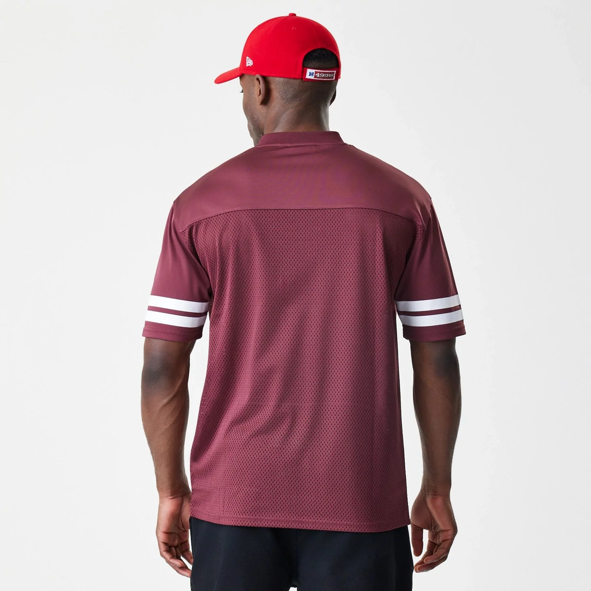 San Francisco 49ers NFL Mesh Dark Red Jersey - Image 2