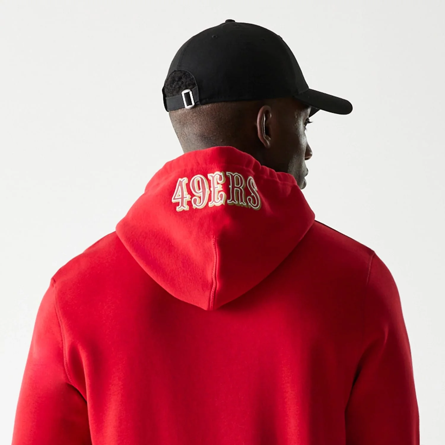 San Francisco 49ers NFL Throwback Red Pullover Hoodie - Image 5