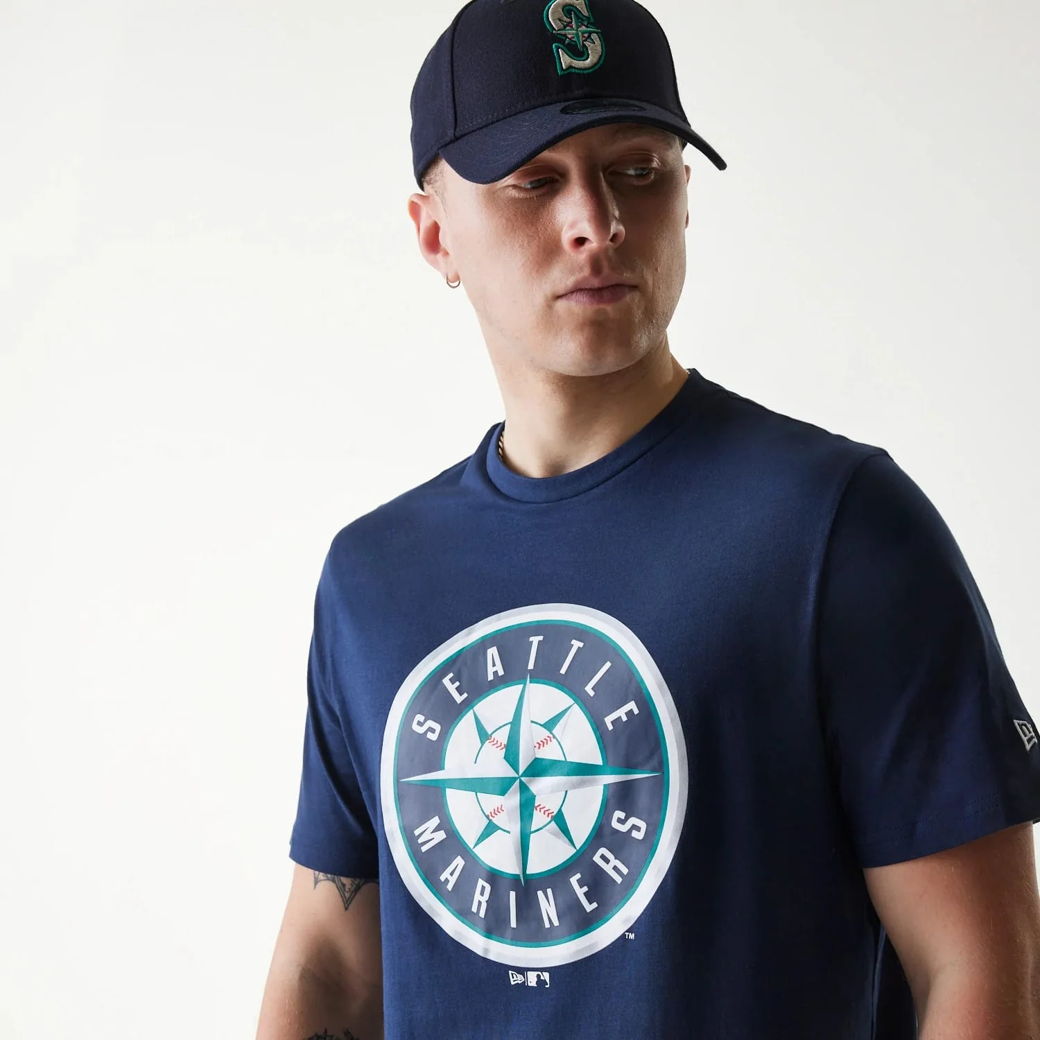 Seattle Mariners MLB Regular Dark Blue T-Shirt - Image 3