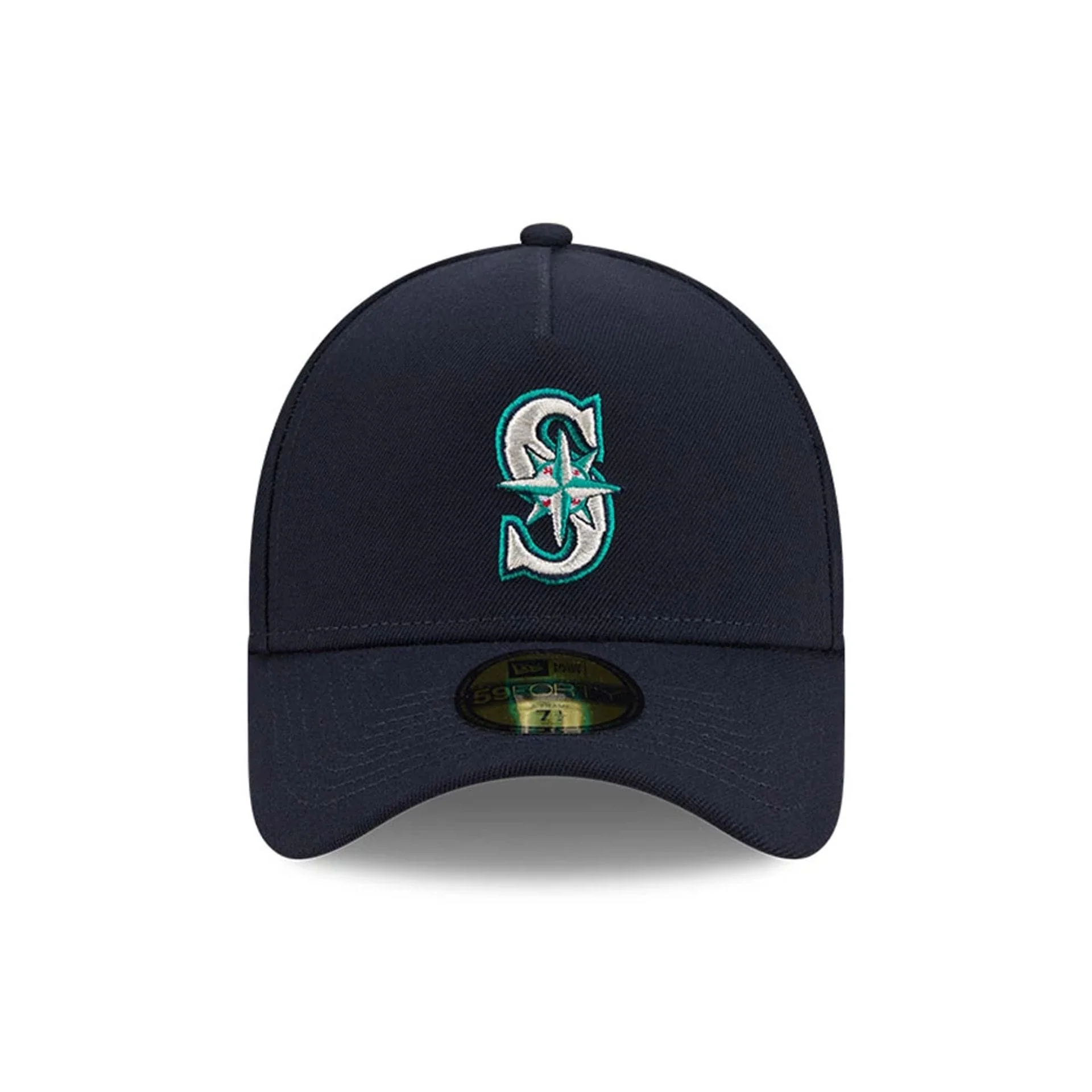 Seattle Mariners MLB Team Side Navy 59FORTY A-Frame Fitted Cap - Image 3