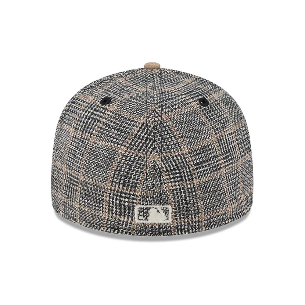 Seattle Mariners MLB Vintage Tweed Open Blue Retro Crown 59FIFTY Fitted Cap - Image 5