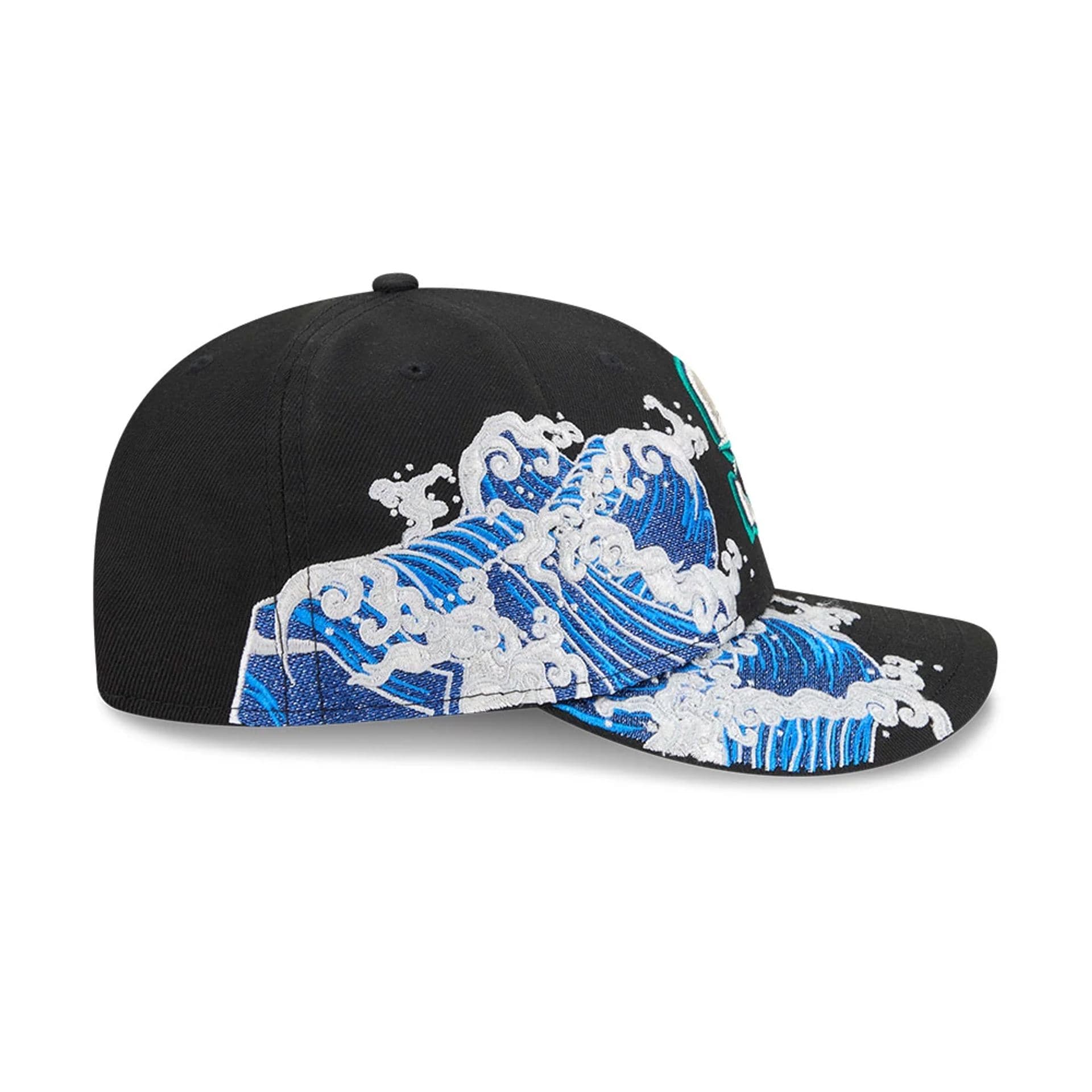 Seattle Mariners MLB Vissurf Black 9FIFTY Snapback Adjustable Cap - Image 5