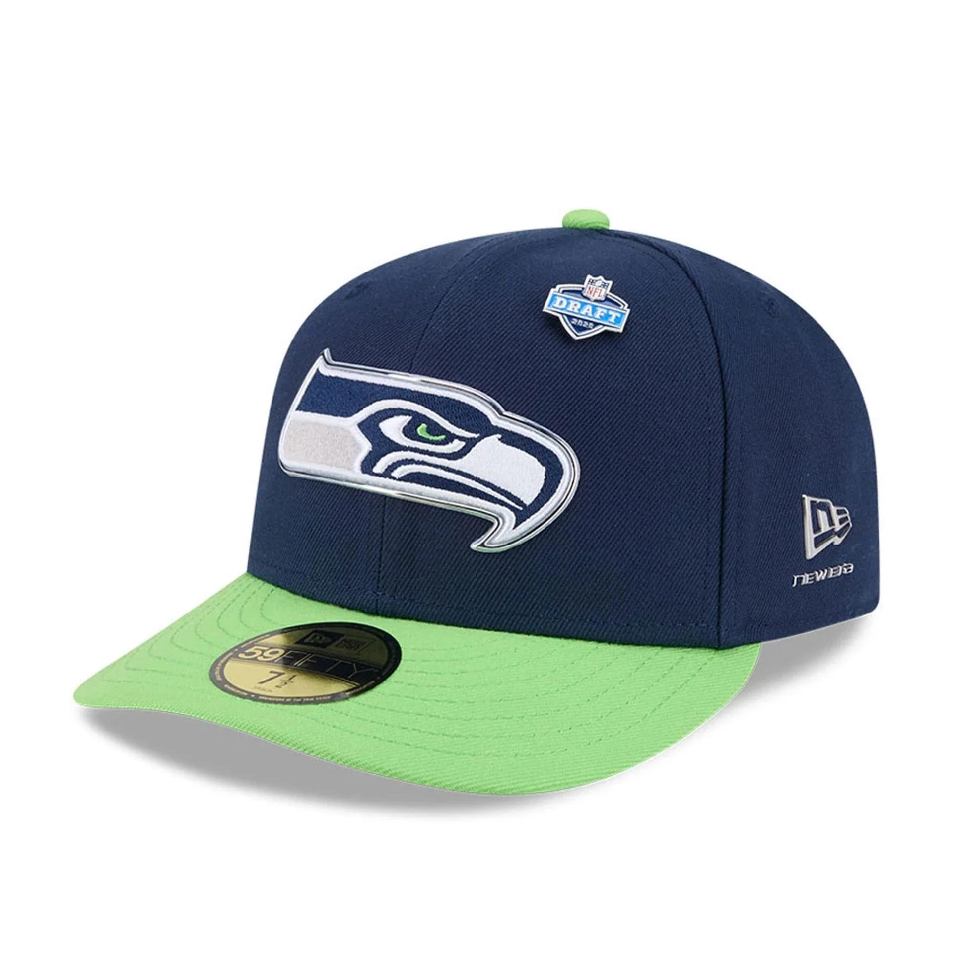 Seattle Seahawks NFL Draft 2026 Dark Blue 59FIFTY Fitted Cap