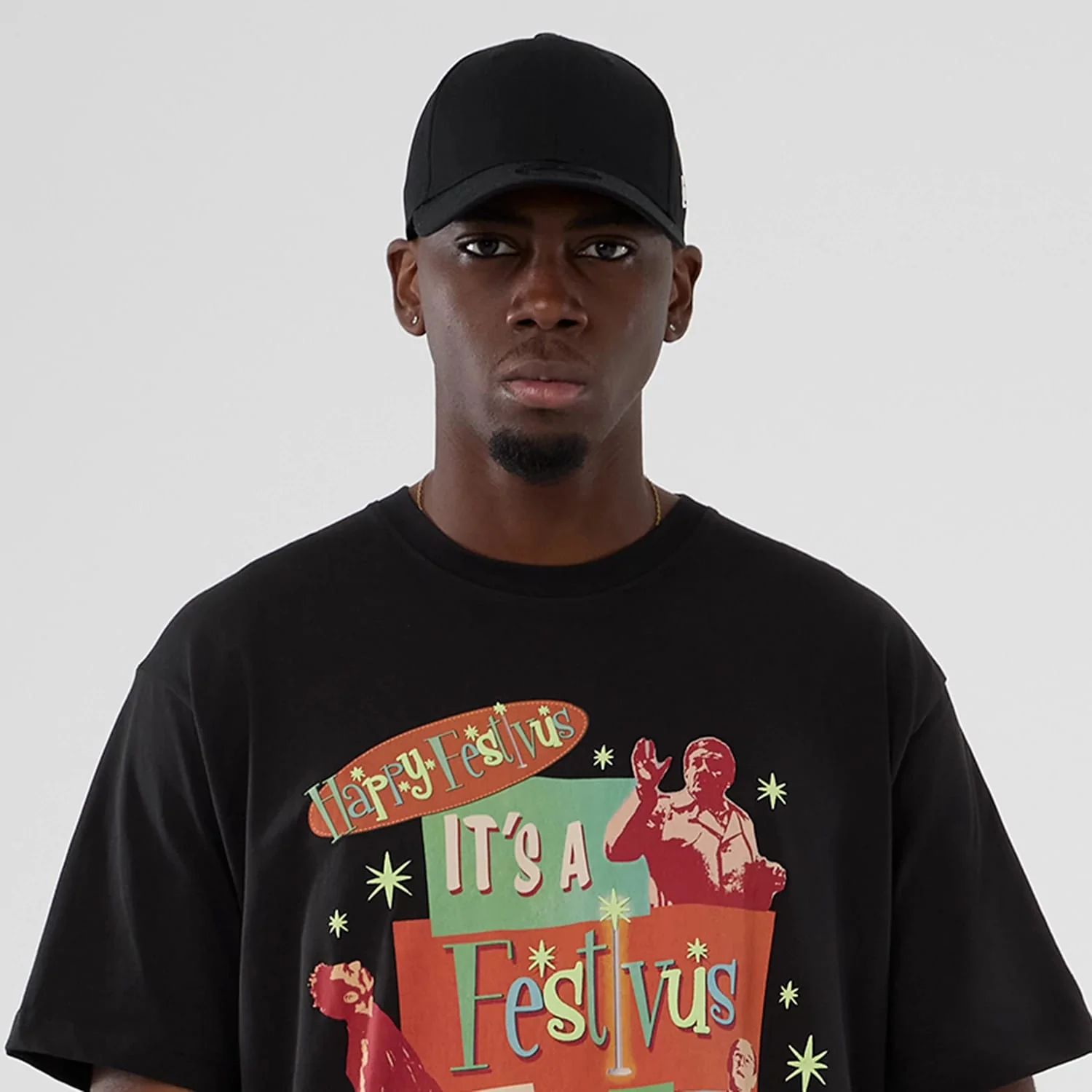 Seinfeld Lifestyle Graphic Black T-Shirt - Image 5