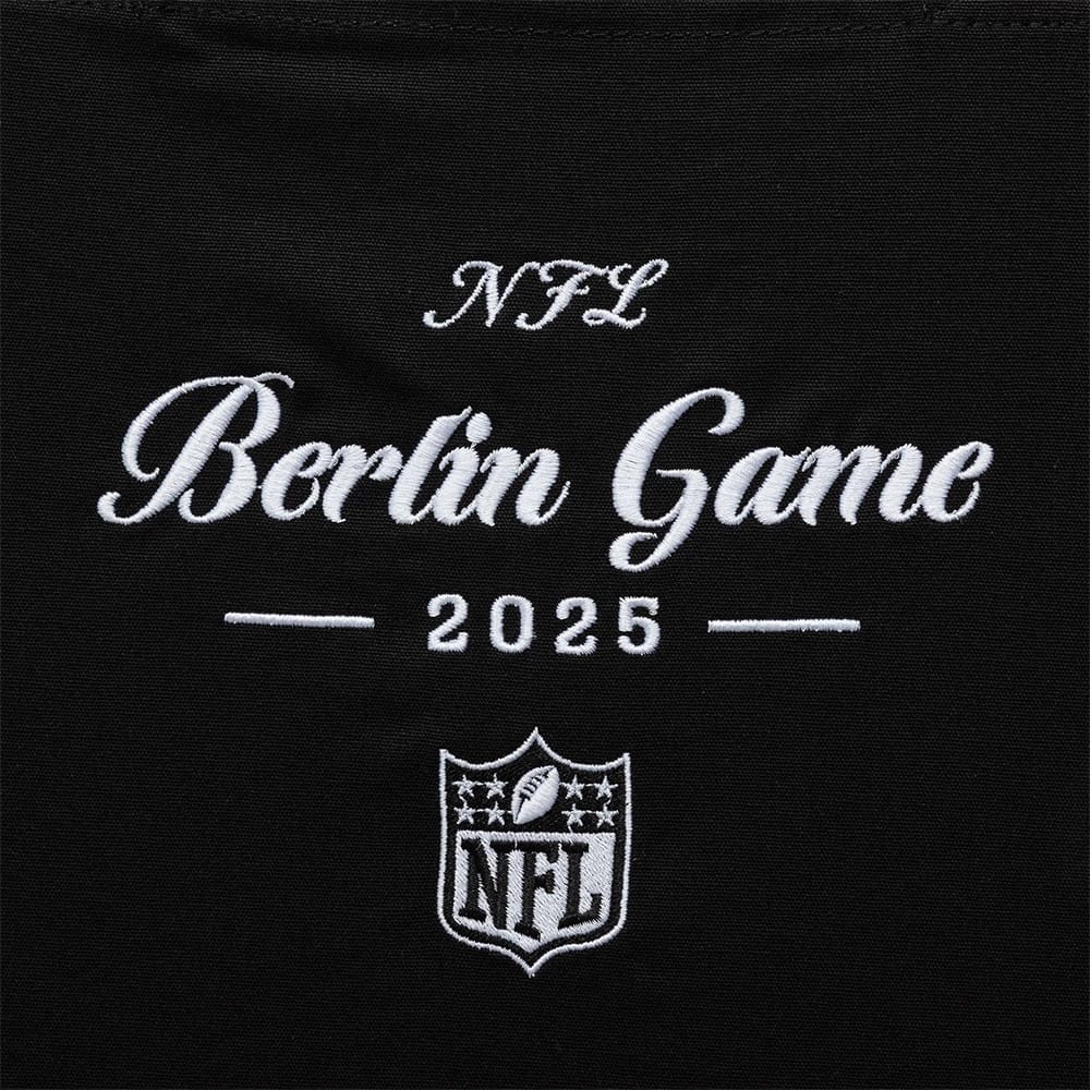 Shield Logo NFL Berlin Game 2025 Black Tote Bag - Image 3