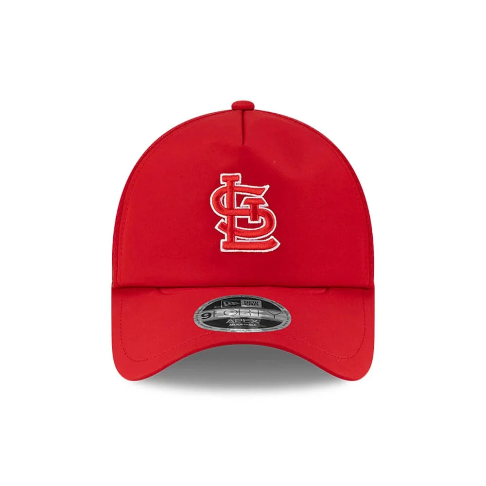 St. Louis Cardinals MLB Batting Practice 2026 Red 9FORTY Apex Adjustable Cap - Image 2
