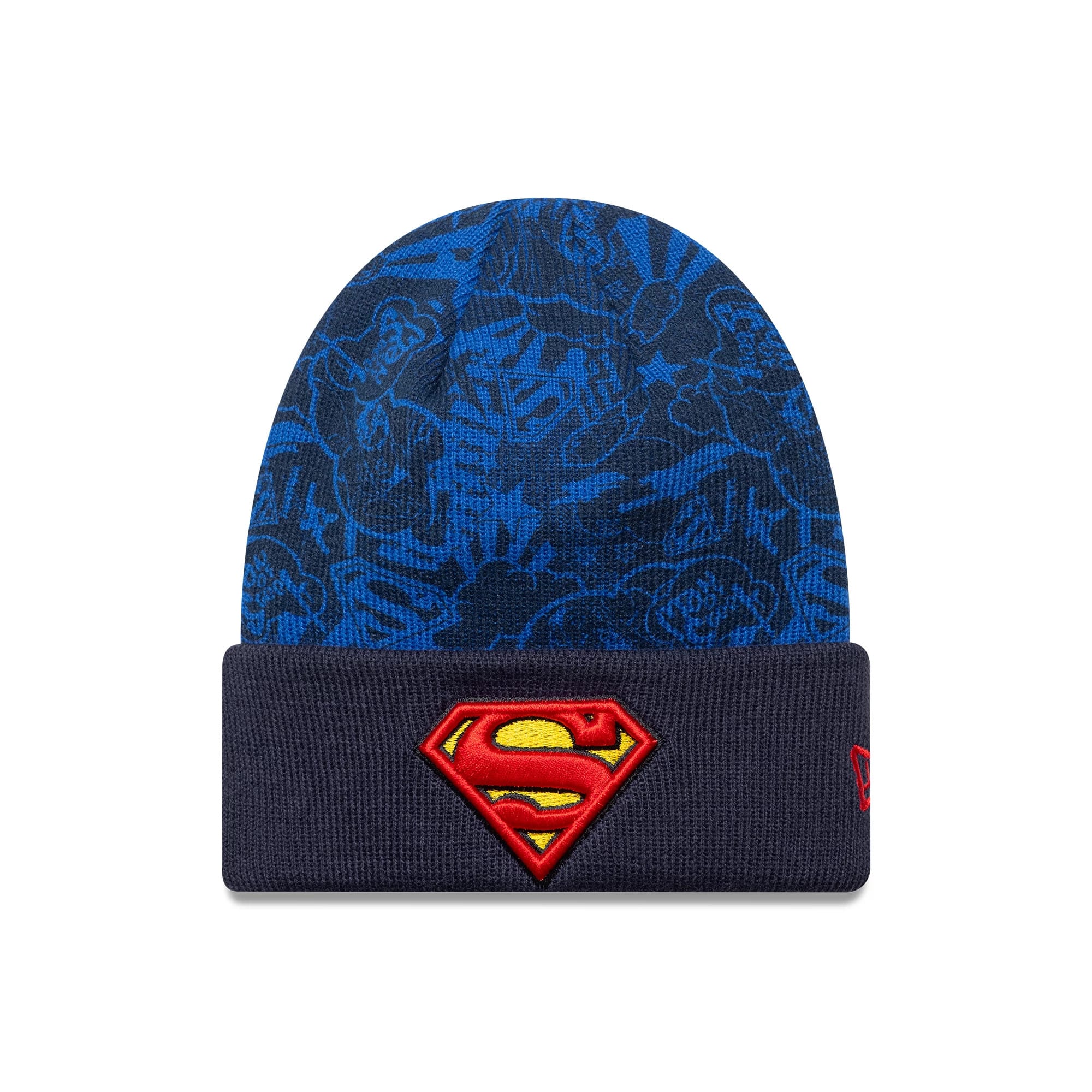 Superman Youth DC Blue Cuff Knit Beanie Hat