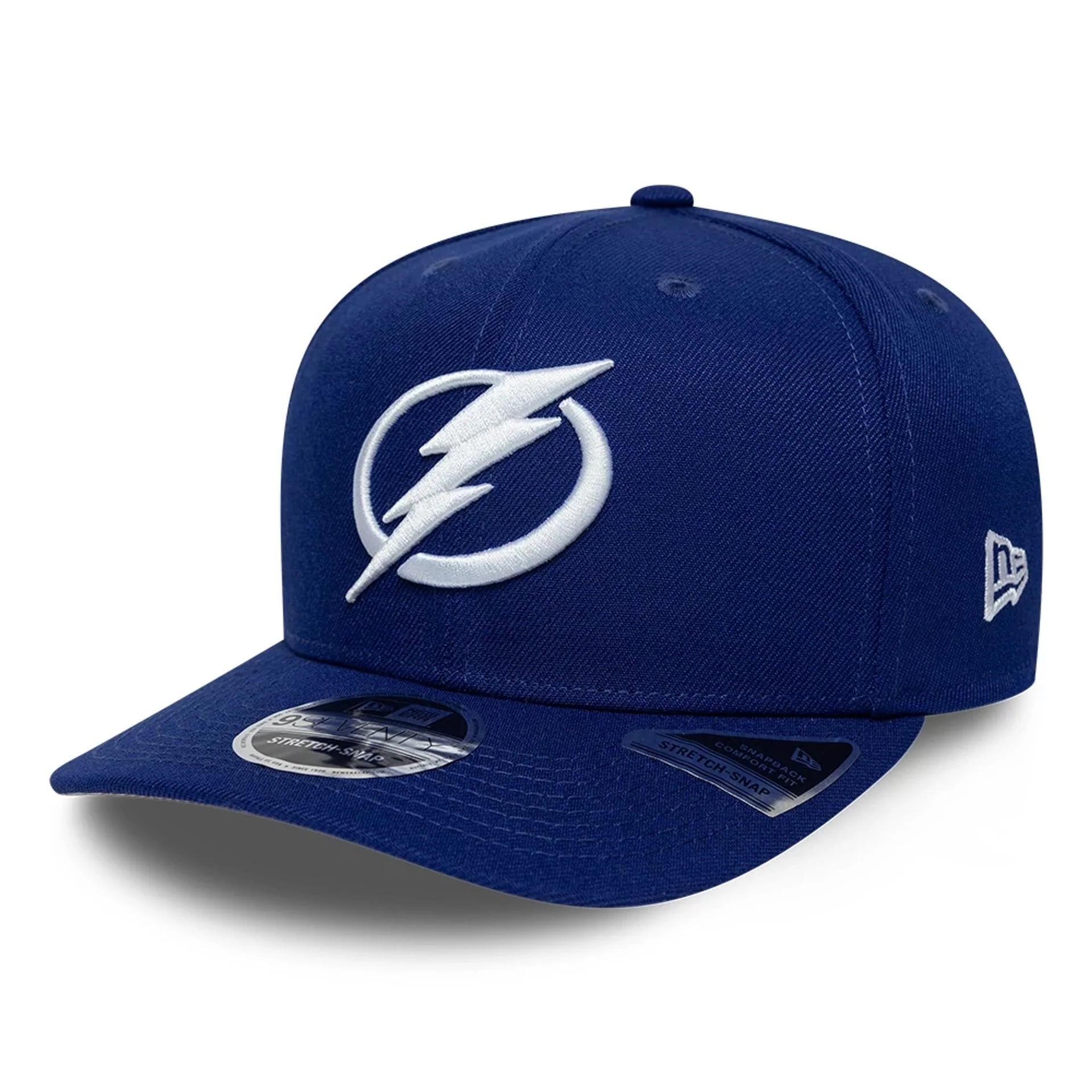 Tampa Bay Lightning NHL Team Blue 9SEVENTY Stretch Snap Adjustable Cap