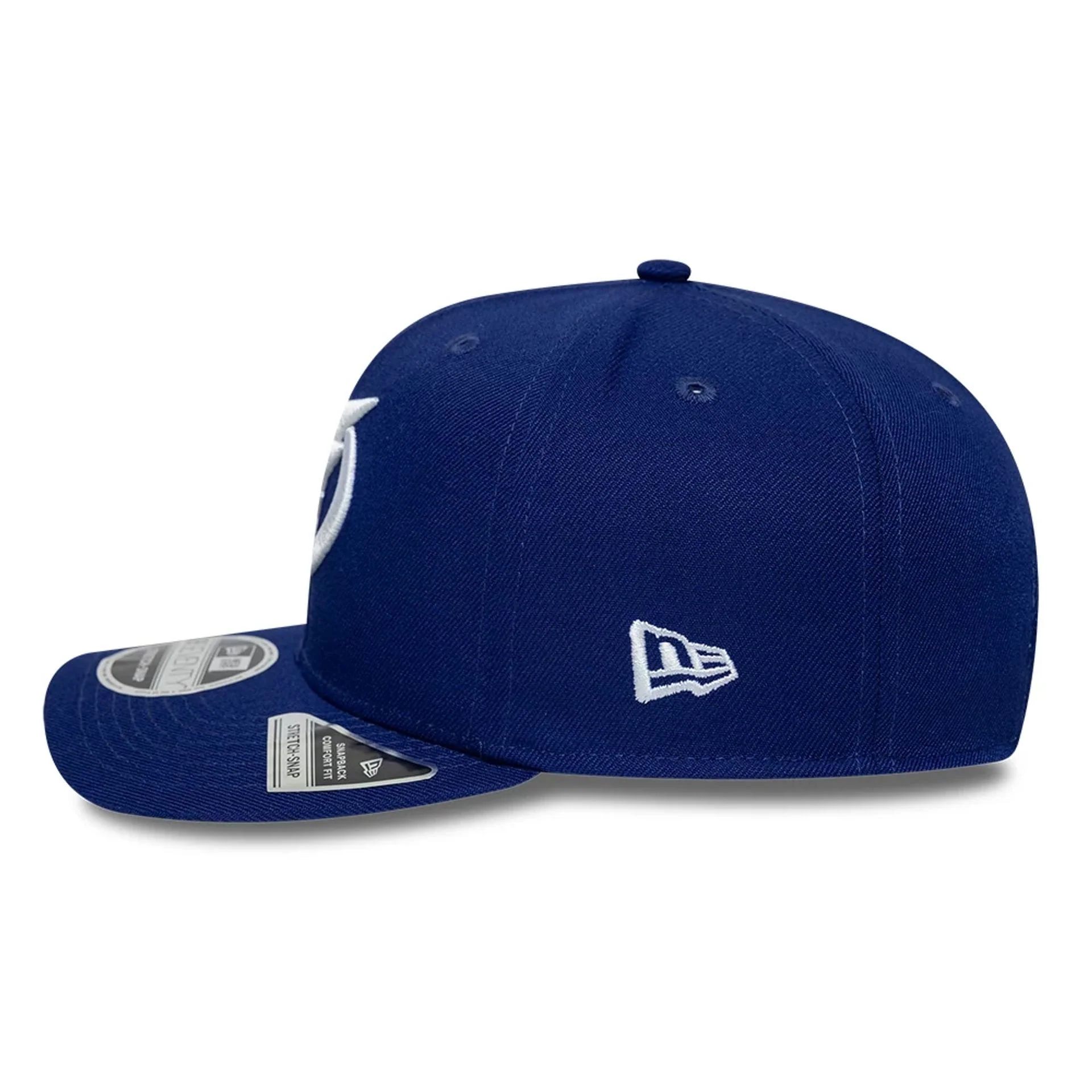 Tampa Bay Lightning NHL Team Blue 9SEVENTY Stretch Snap Adjustable Cap - Image 6
