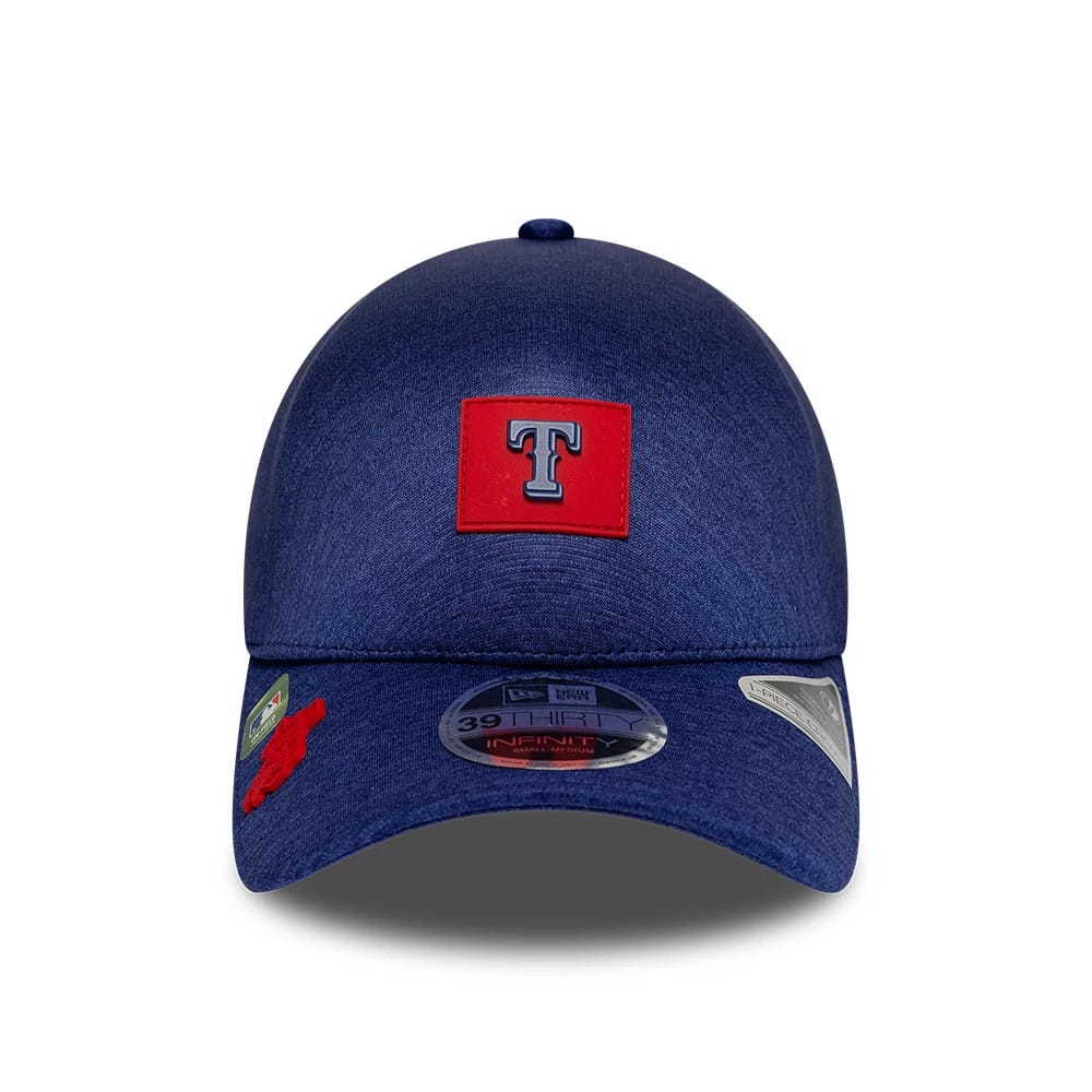 Texas Rangers MLB Clubhouse Dark Blue 39THIRTY Infinity Stretch Fit Cap - Image 2