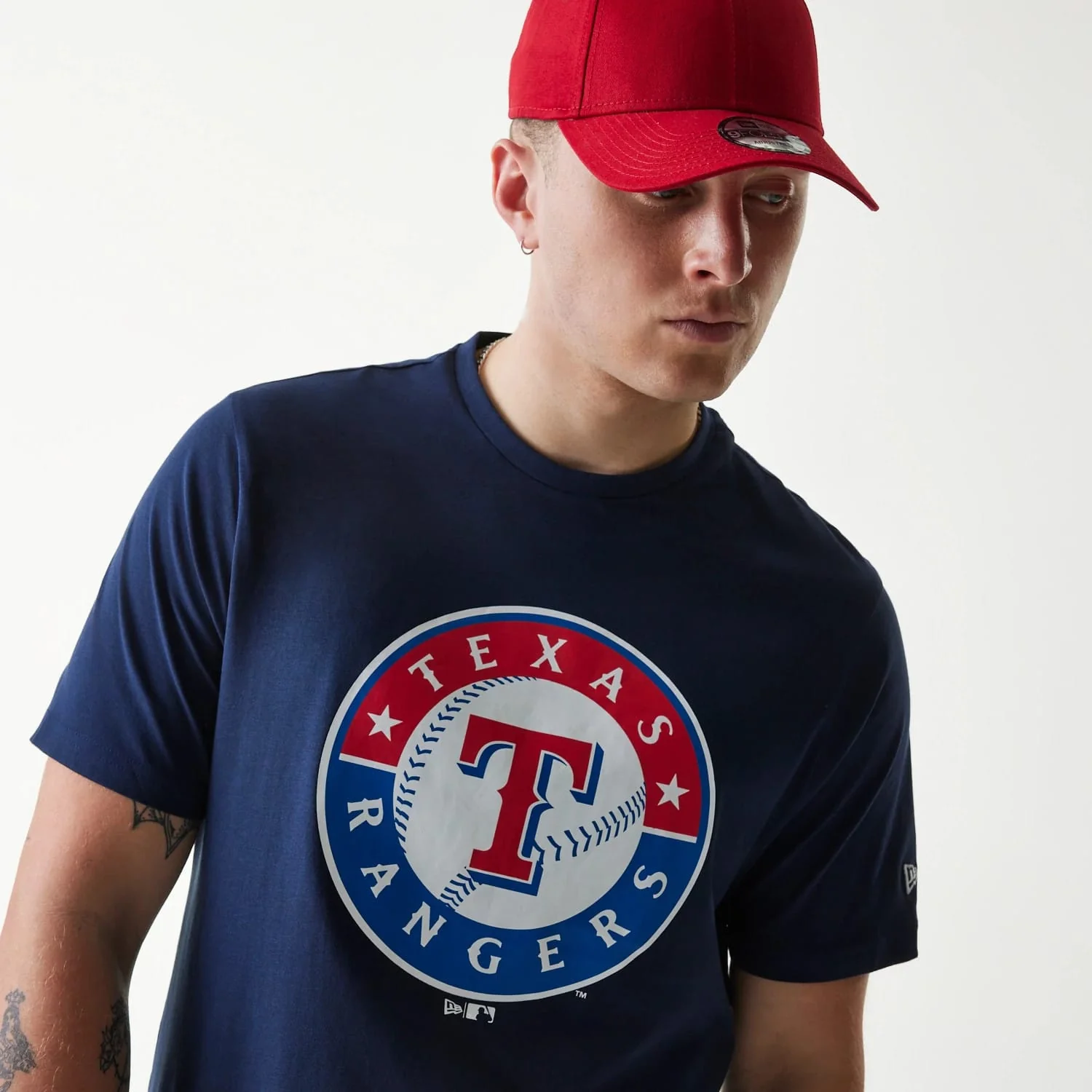 Texas Rangers MLB Regular Dark Blue T-Shirt - Image 3