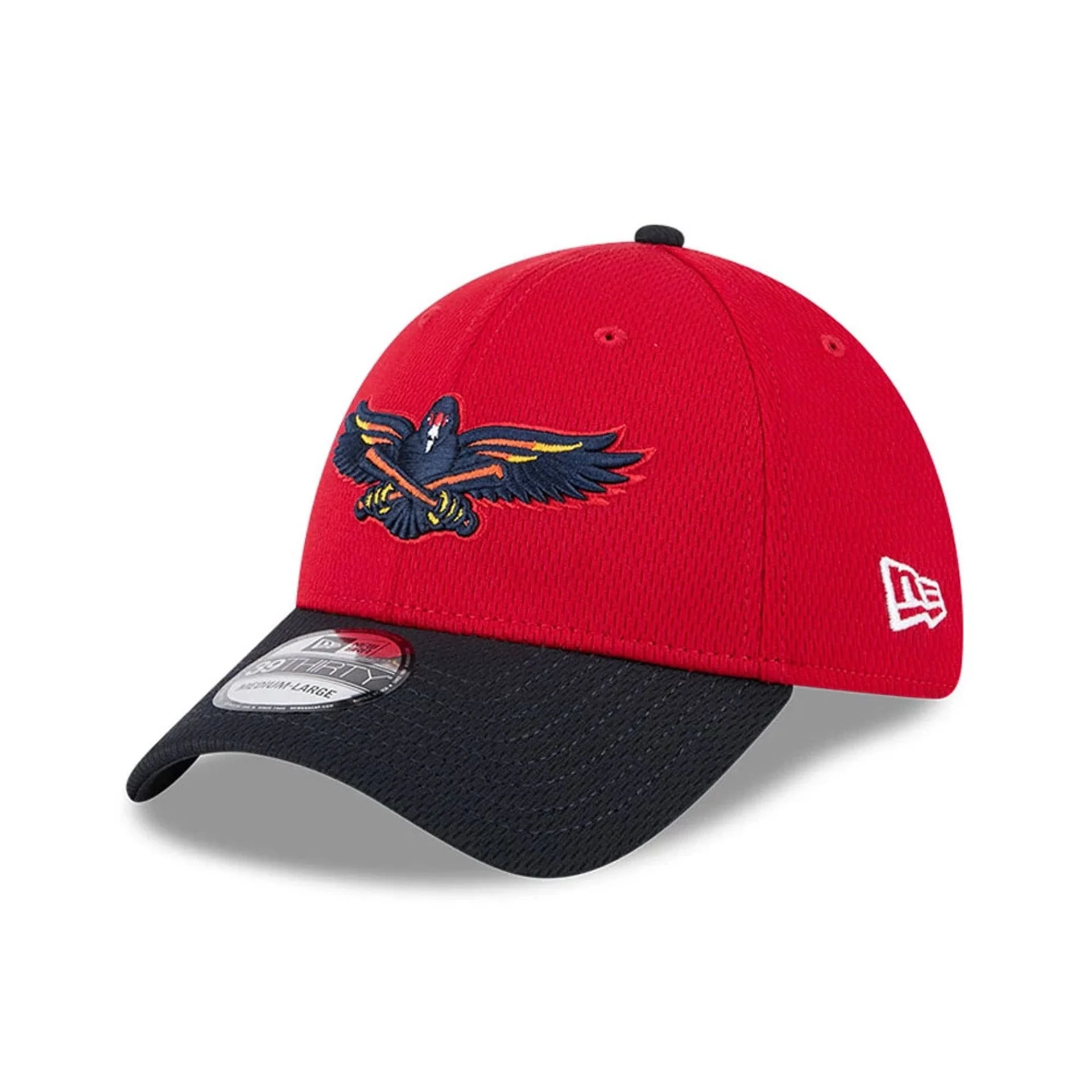 Toledo Mud Hens MiLB Batting Practice Red 39THIRTY Stretch Fit Cap