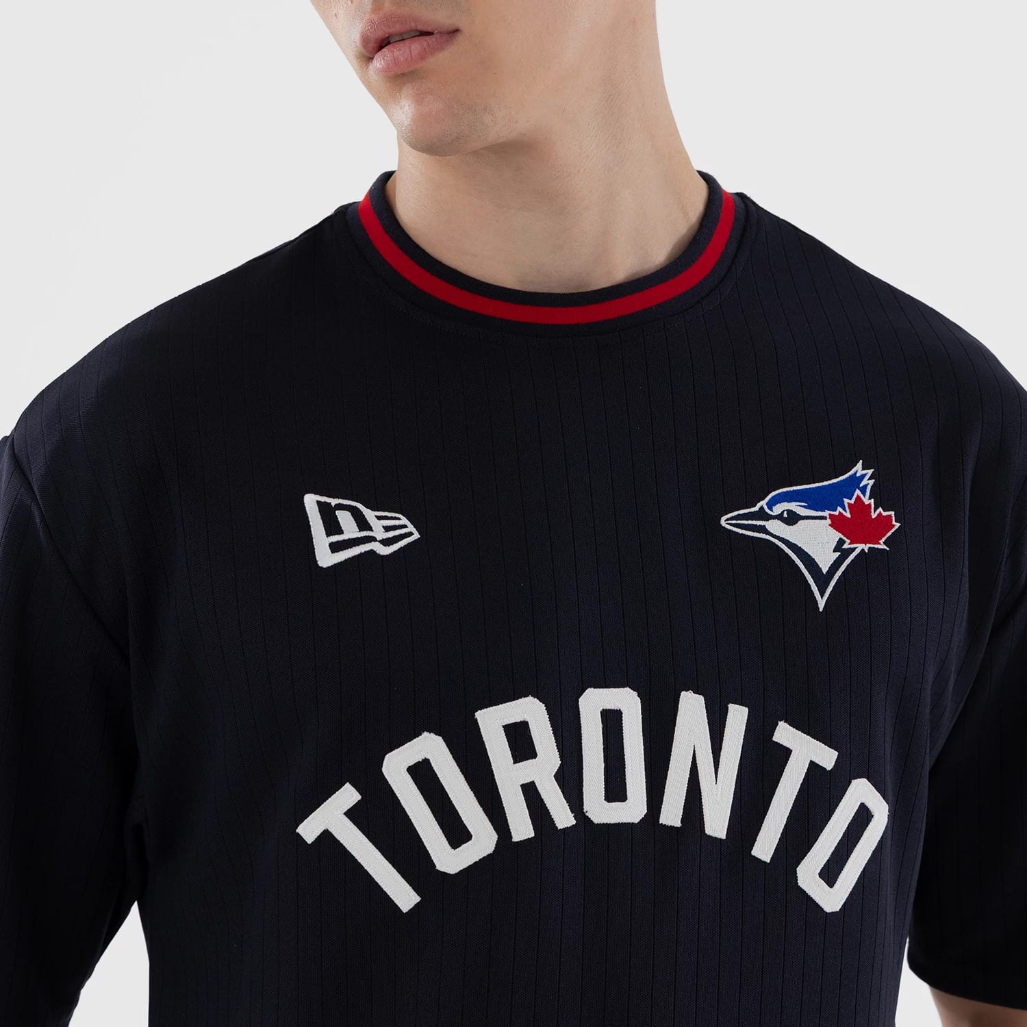 Toronto Blue Jays MLB Navy Oversized T-Shirt - Image 3