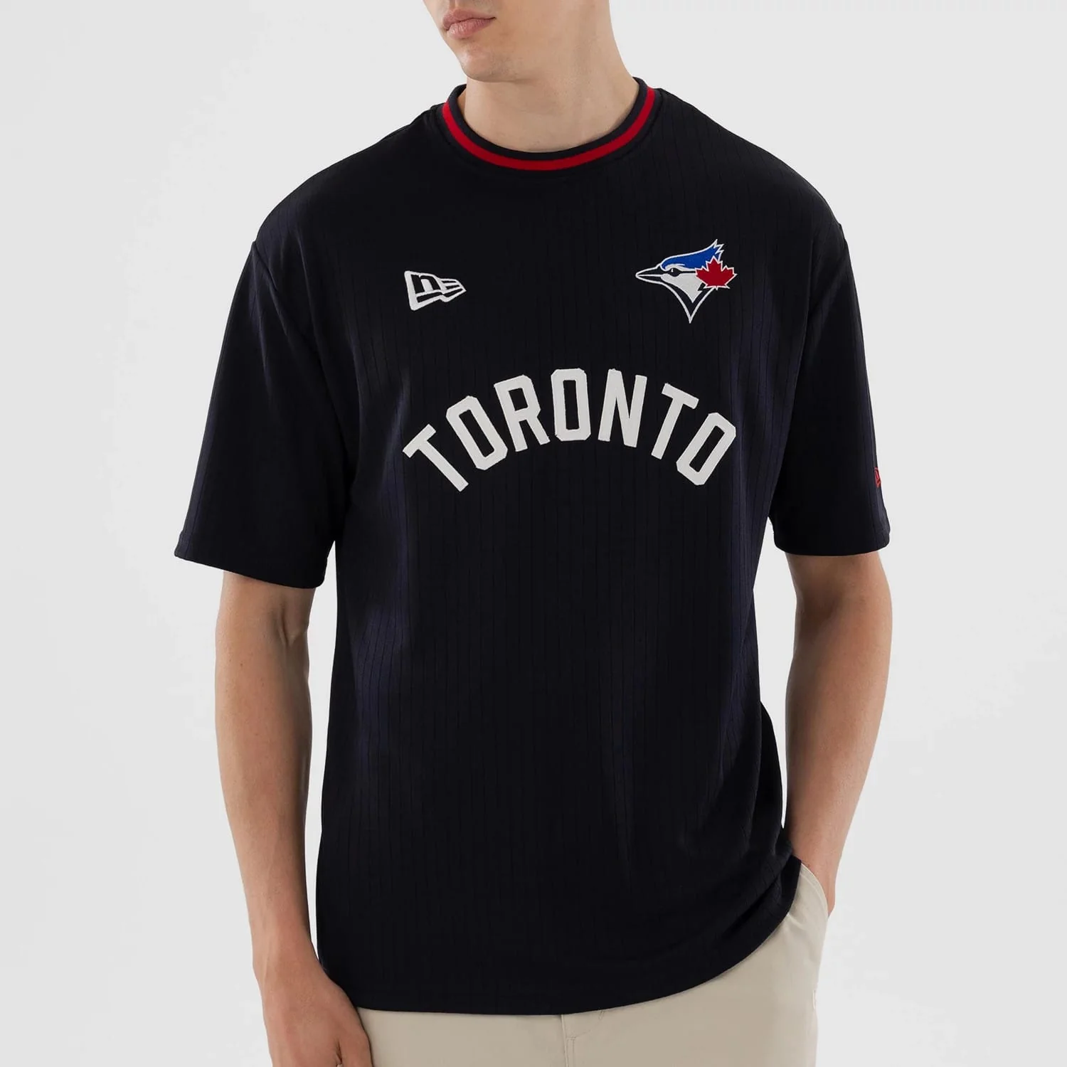 Toronto Blue Jays MLB Navy Oversized T-Shirt - Image 4