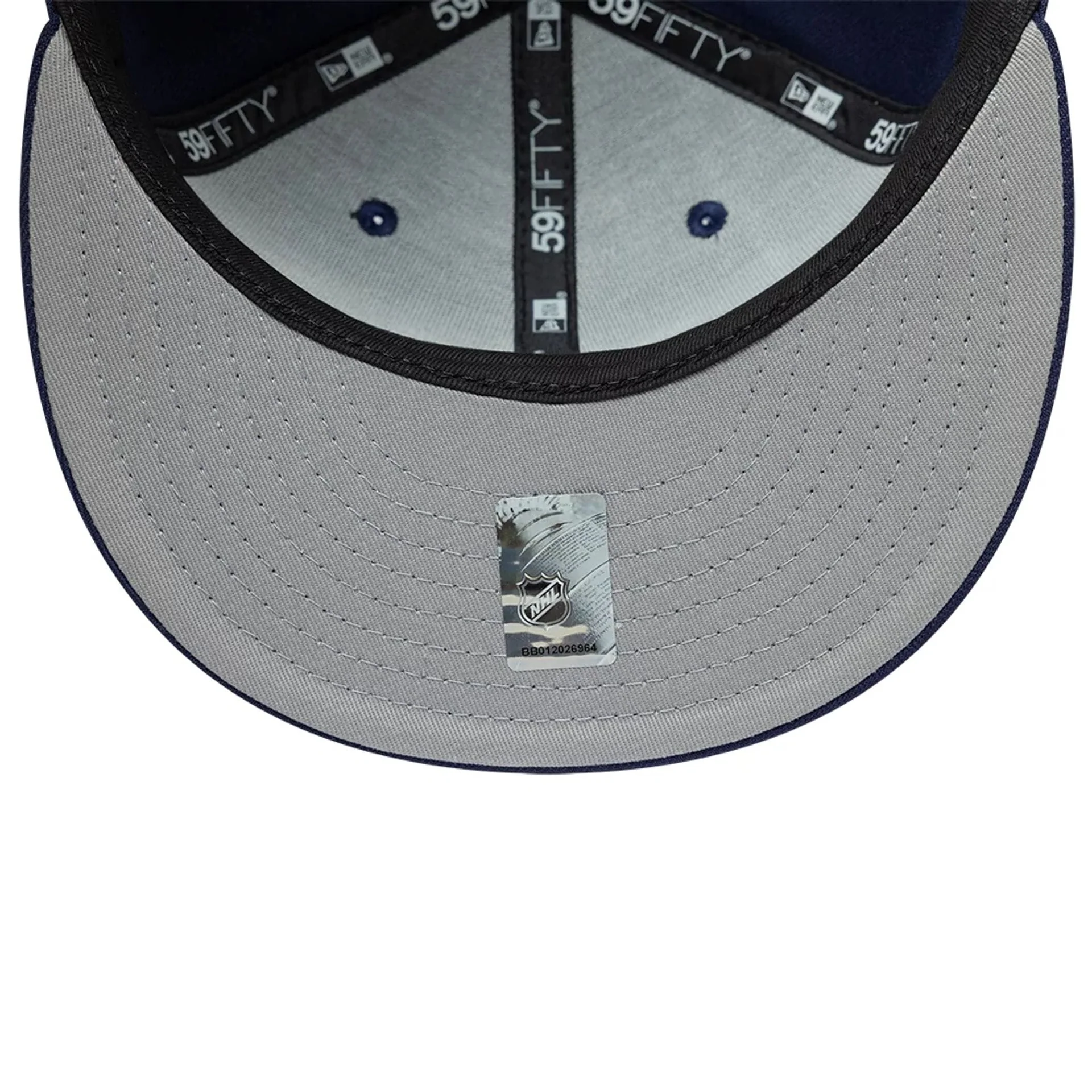 Toronto Maple Leafs NHL Basic Navy 59FIFTY Fitted Cap - Image 2