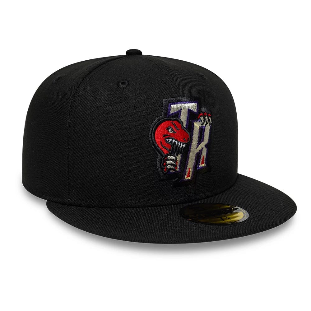 Toronto Raptors NBA Hardwood Classic Black 59FIFTY Fitted Cap - Image 4