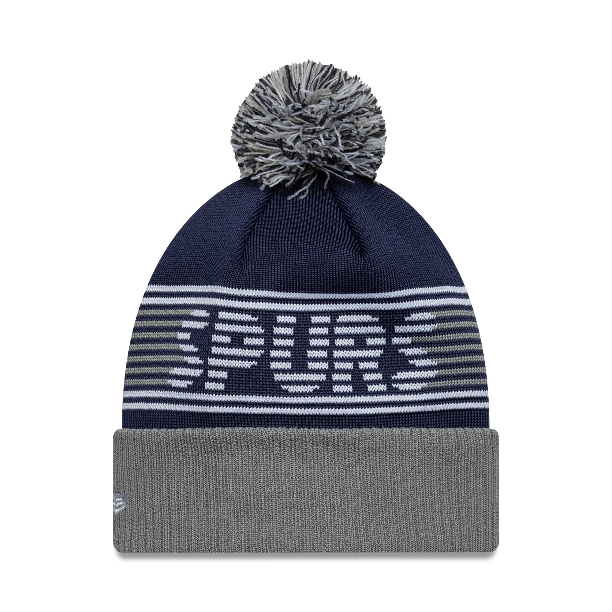 Tottenham Hotspur FC Navy Bobble Knit Beanie Hat - Image 2