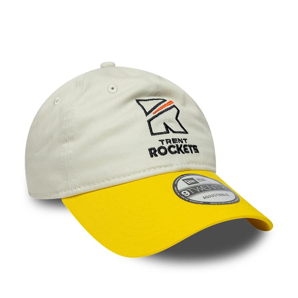 Trent Rockets The Hundred 2025 Contrast Light Beige 9TWENTY Adjustable Cap - Image 3
