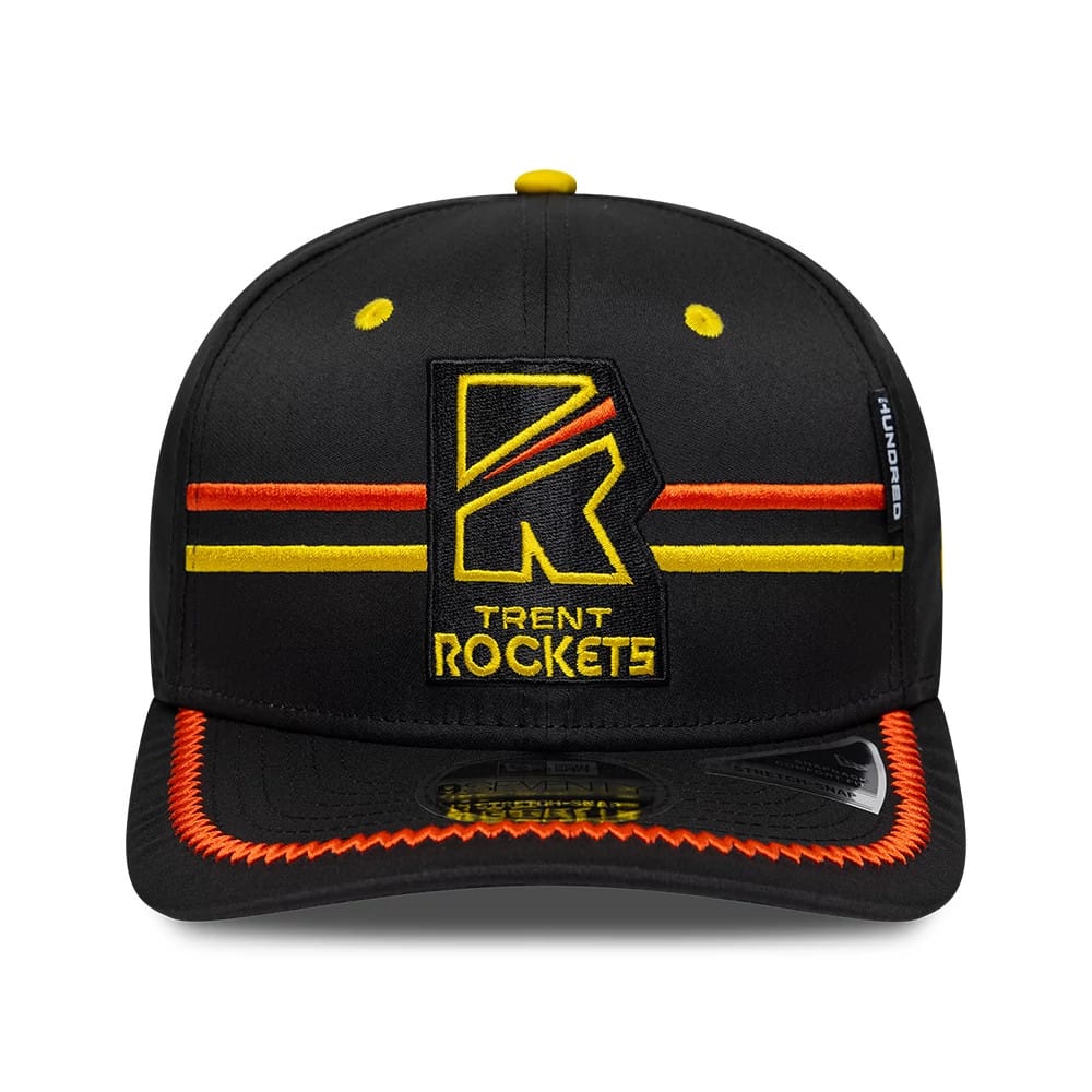 Trent Rockets The Hundred 2026 Black 9SEVENTY Stretch Snap Adjustable Cap - Image 2